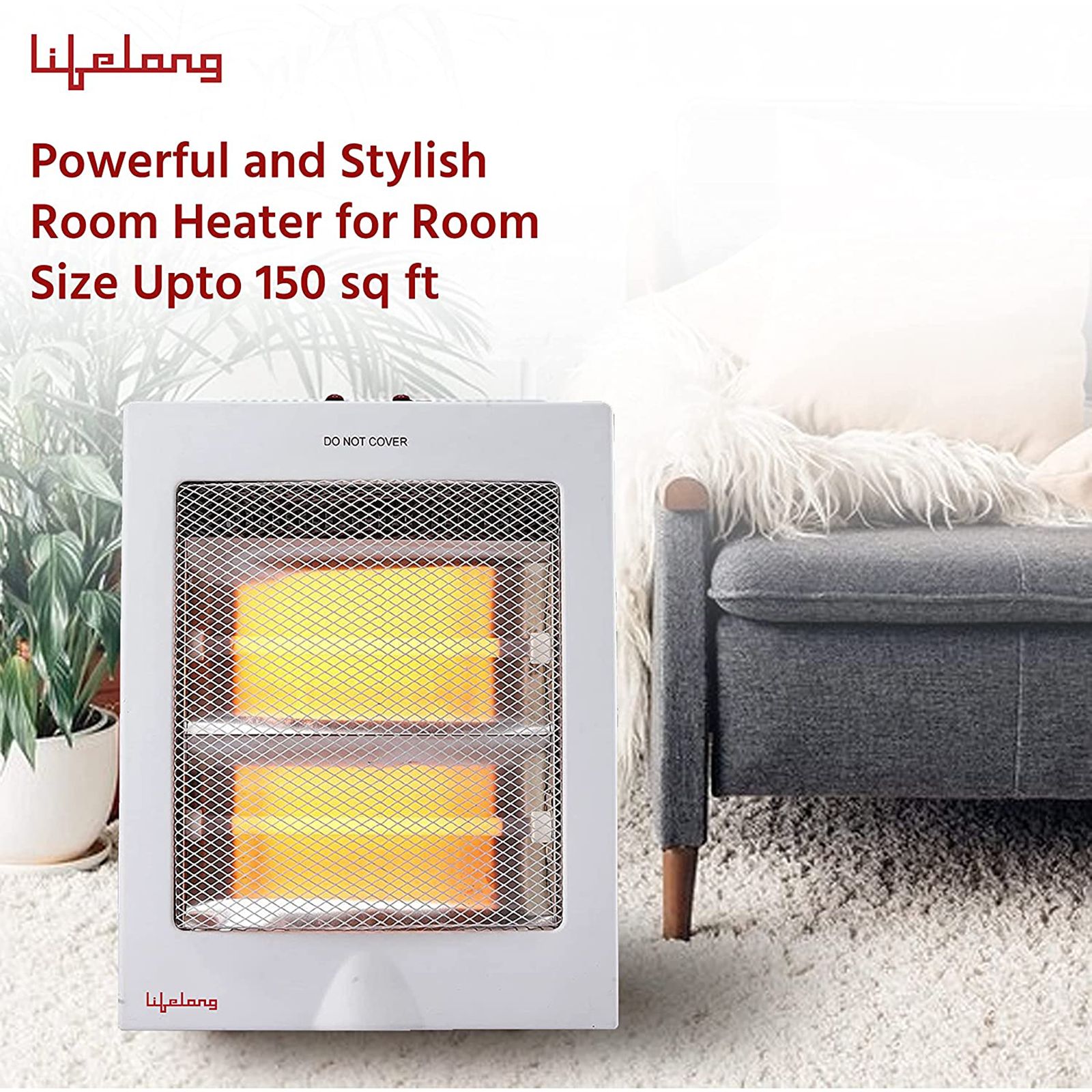 Buy Lifelong Regalia 800W Quartz Room Heater with Radiant Heating