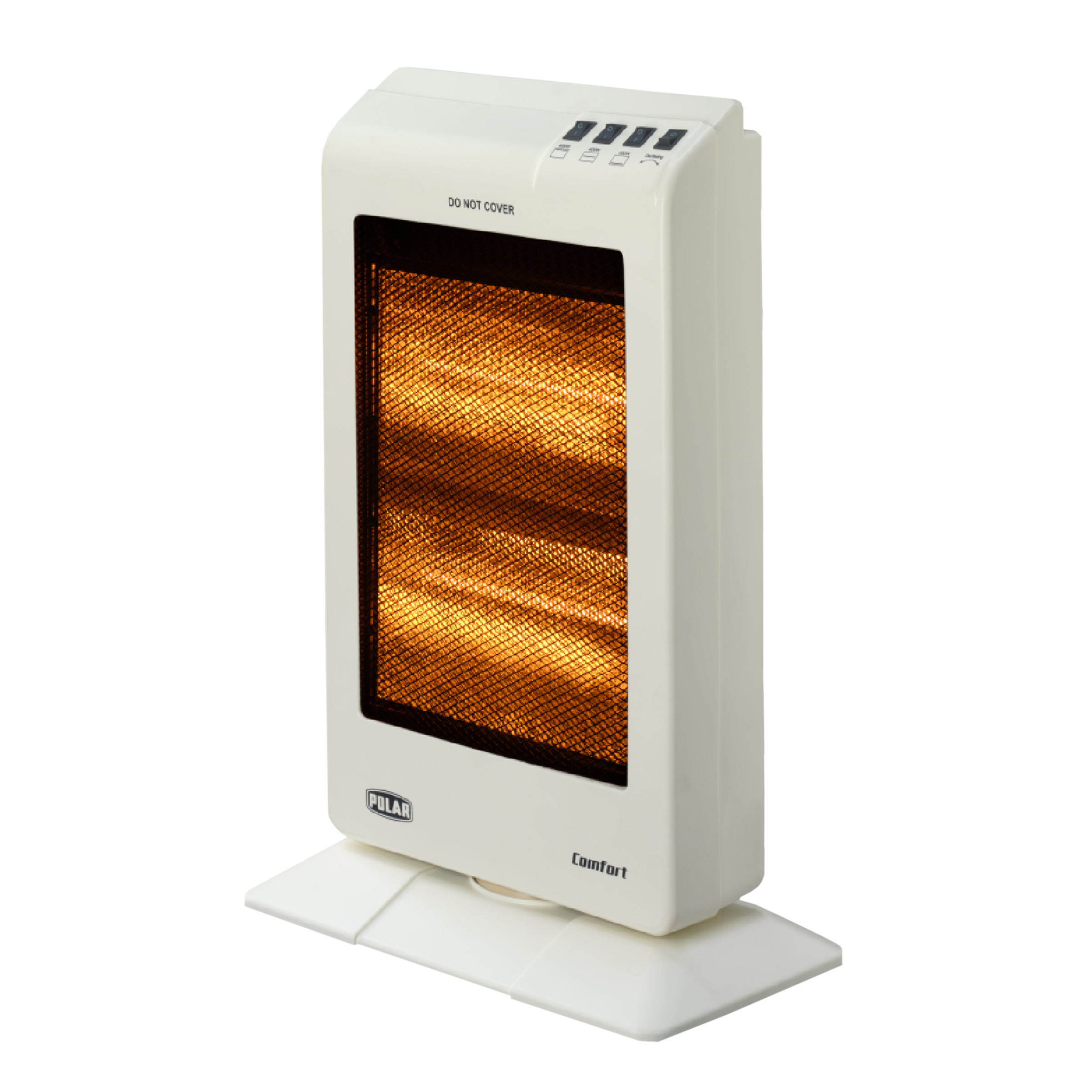 POLAR Comfort 1200W Halogen Room Heater with Tip Over Safety Switch (Wide Angle Oscillation