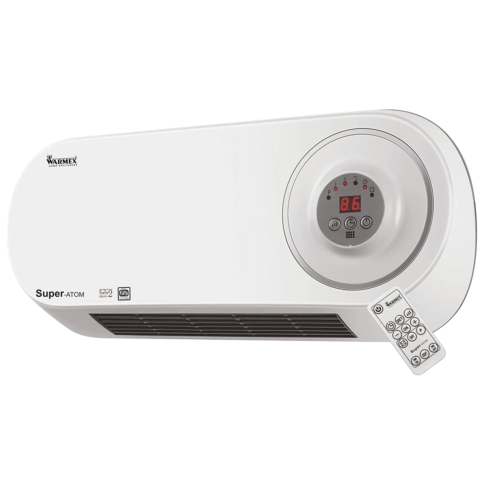 WARMEX Super Atom 2000 Watts PTC Ceramic Room Heater (Over Heat Protection,  White)