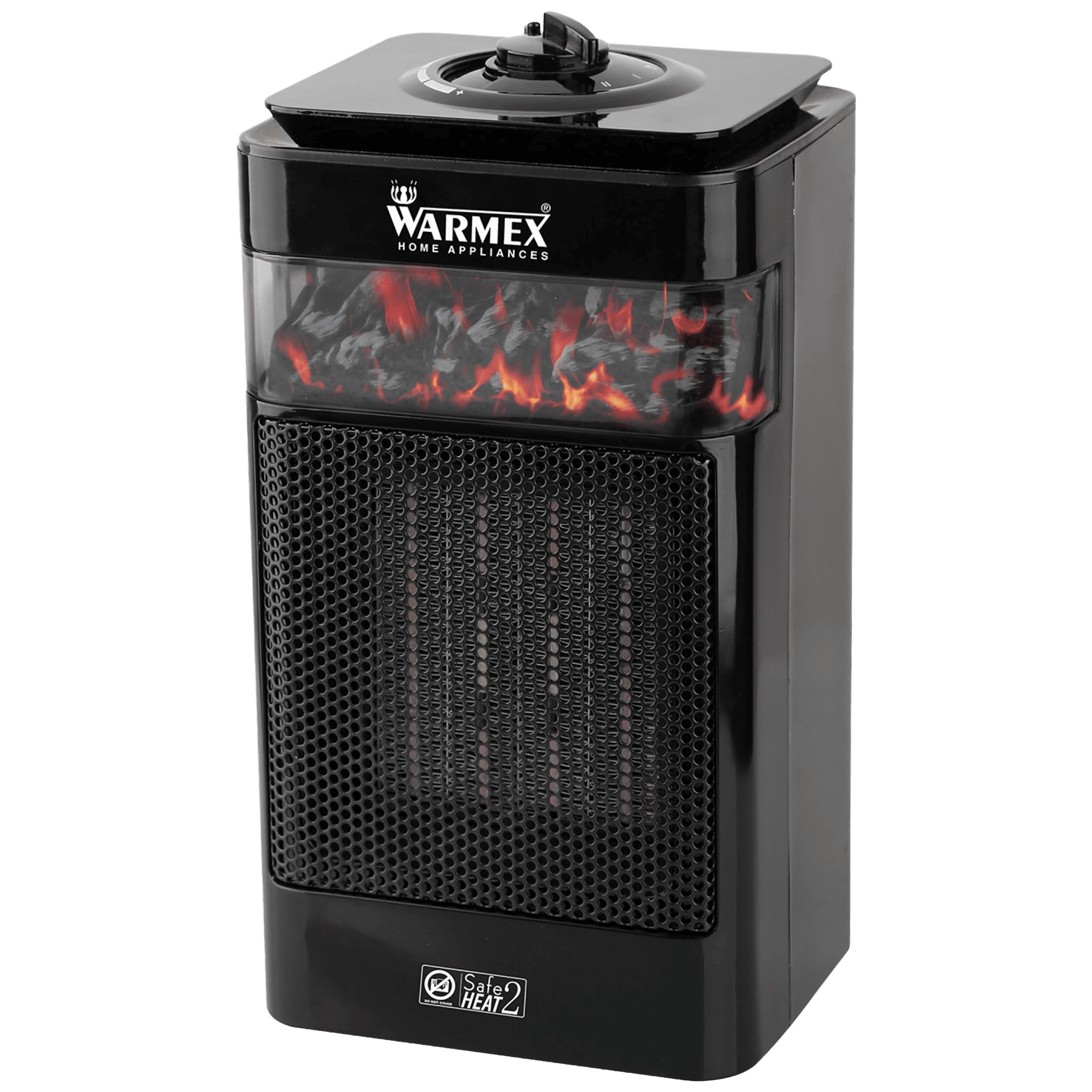 WARMEX Bonfire Plus 750 Watts PTC Ceramic Fan Room Heater (Over Heat  Protection, Black)