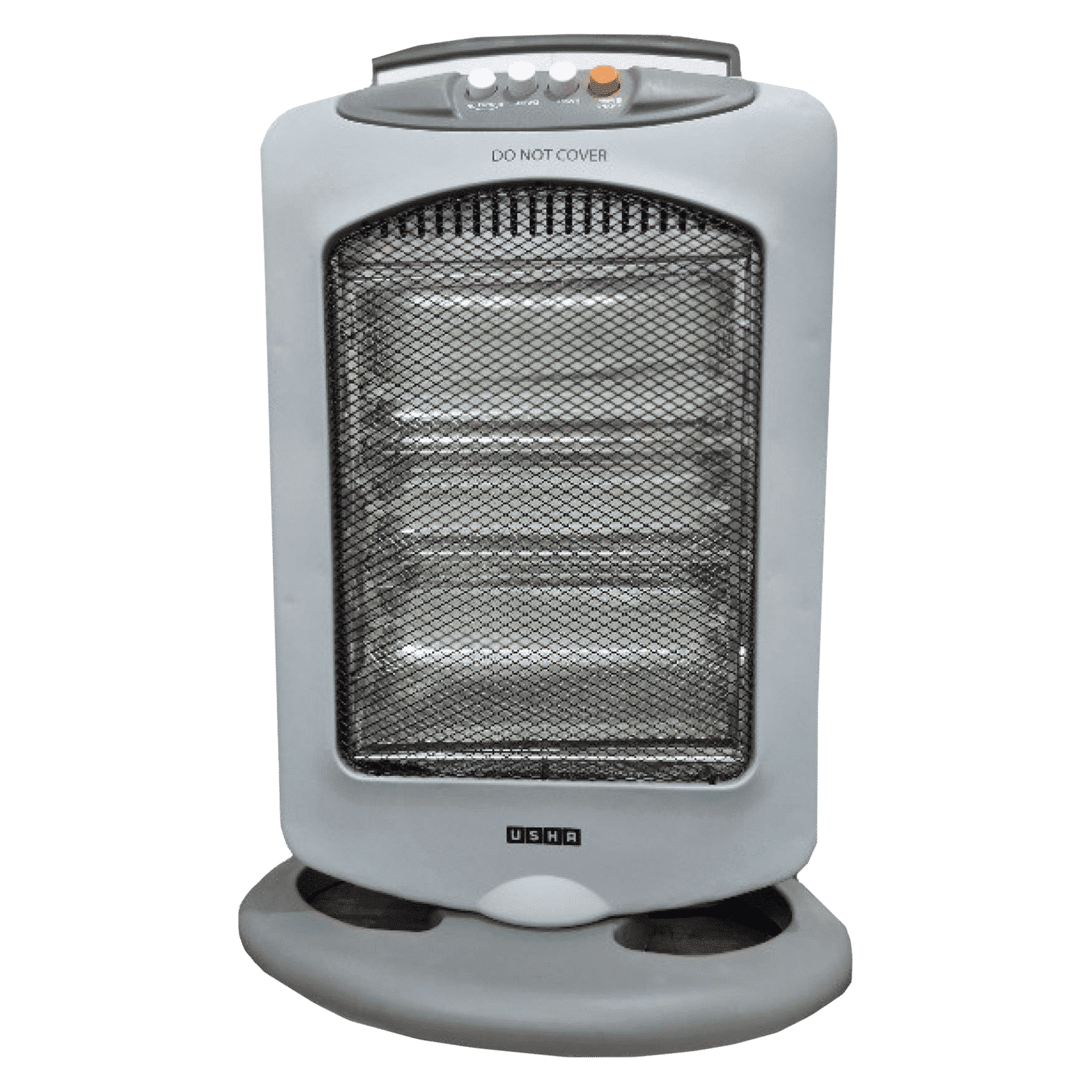 USHA HH 4003 1200W Halogen Room Heater with Automatic Oscillation (Safety Tip Over Protection
