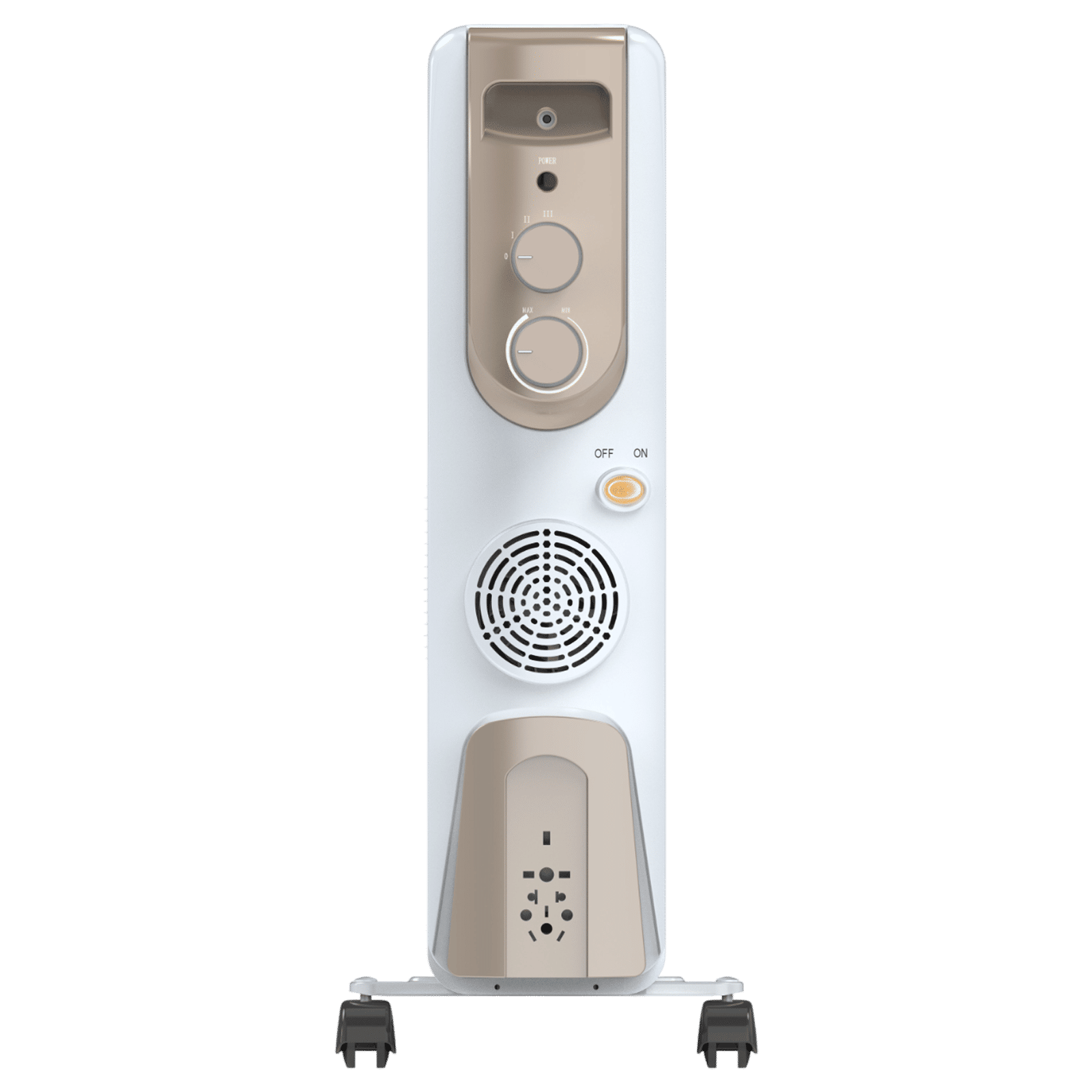 BAJAJ Vienna OFR 11F 2500W Oil Filled Radiator Room Heater with Automatic Thermal Cutout (Adjustable Thermostat