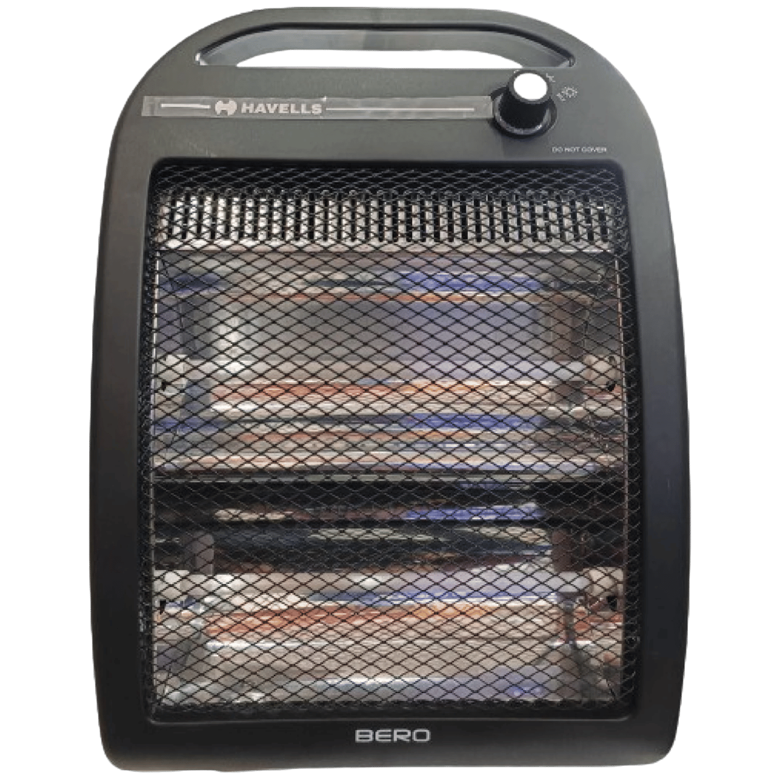 HAVELLS Bero Quartz 800W Quartz Room Heater with Rust Free Stainless Steel Reflector (Tip Over Switch for Safety