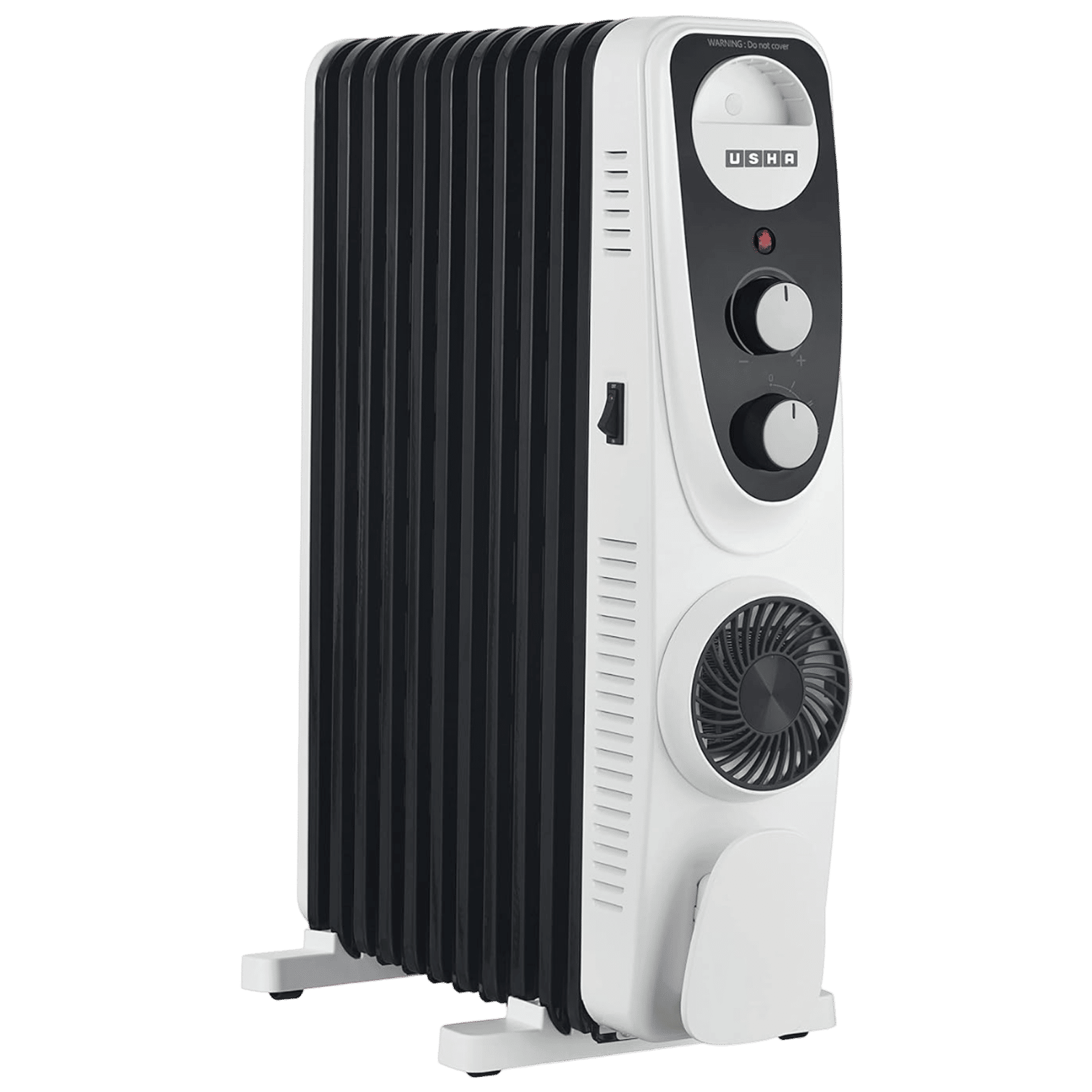 USHA 4211 FU 2300W PTC Oil Filled Radiator Room Heater with 11 Fins (Adjustable Thermostat