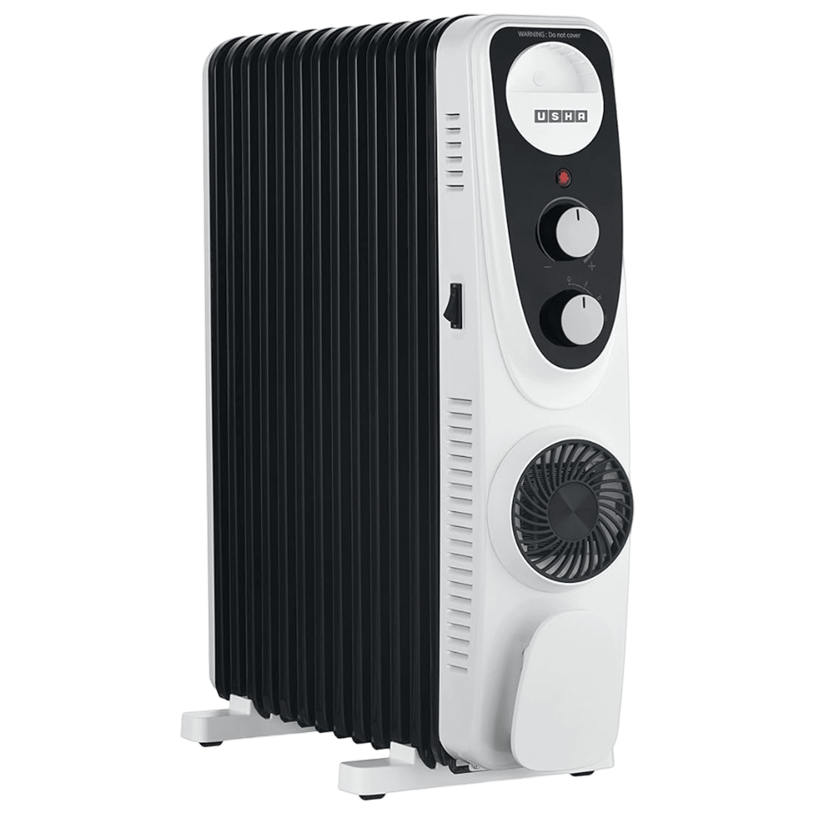 USHA 4213 FU 2500W PTC Oil Filled Radiator Room Heater with 13 Fins (Adjustable Thermostat