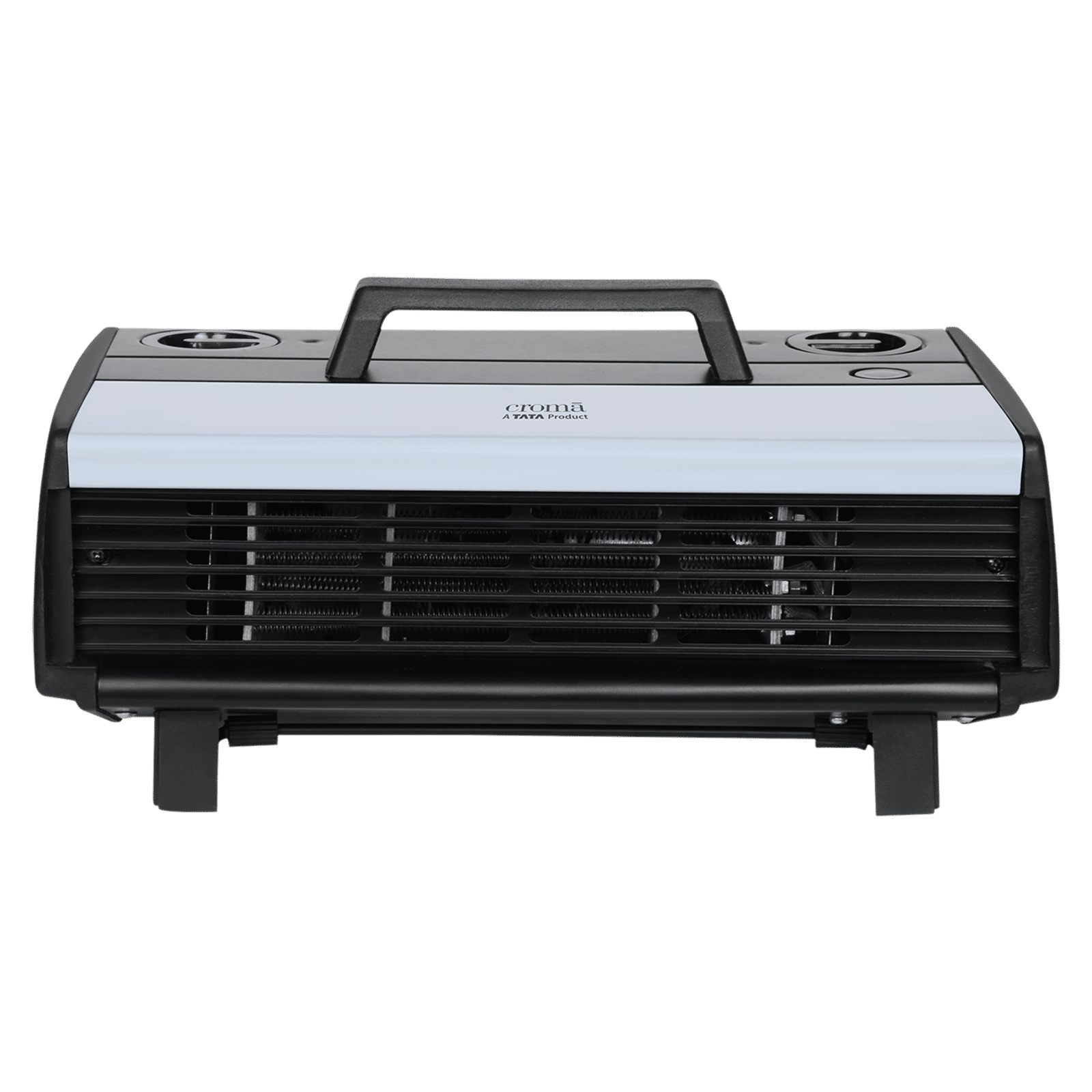 Croma 2000W Fan Room Heater with 2 Heating Modes (Adjustable Thermostat, Black & Grey)