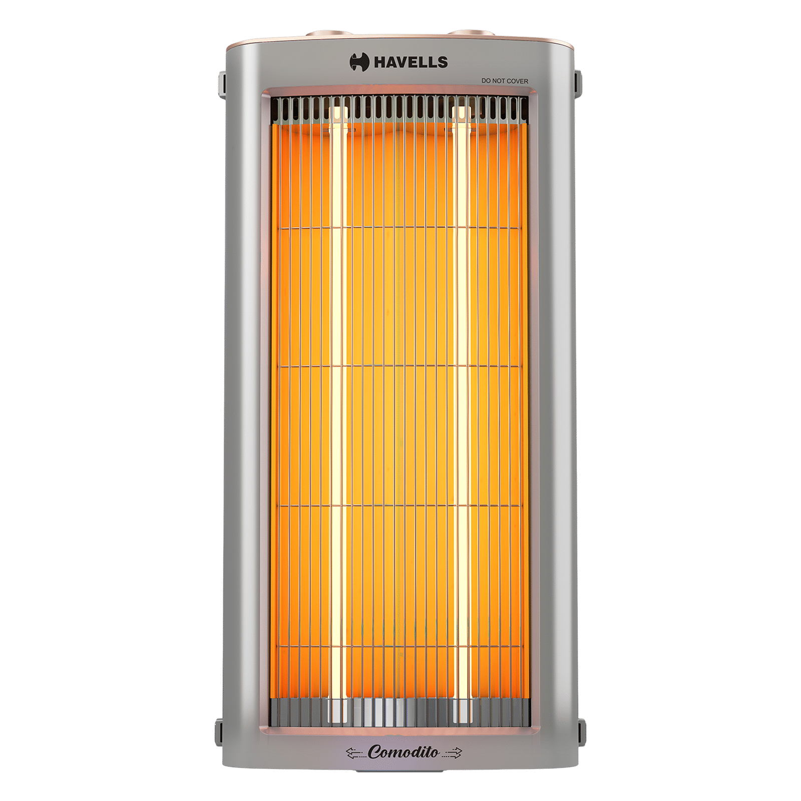 HAVELLS Comodito 900W Carbon Room Heater with Tip Over Safety Switch (Customizable Sleep Timer, Grey)