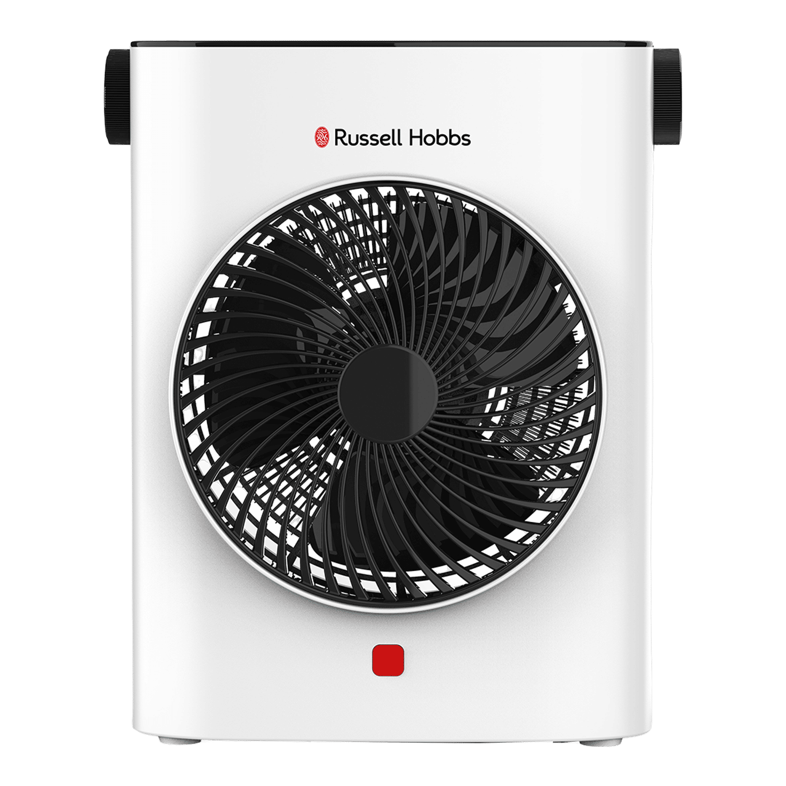Russell Hobbs HeatFlow 2000W Fan Room Heater with 2 Heating Modes (Adjustable Thermostat, White)