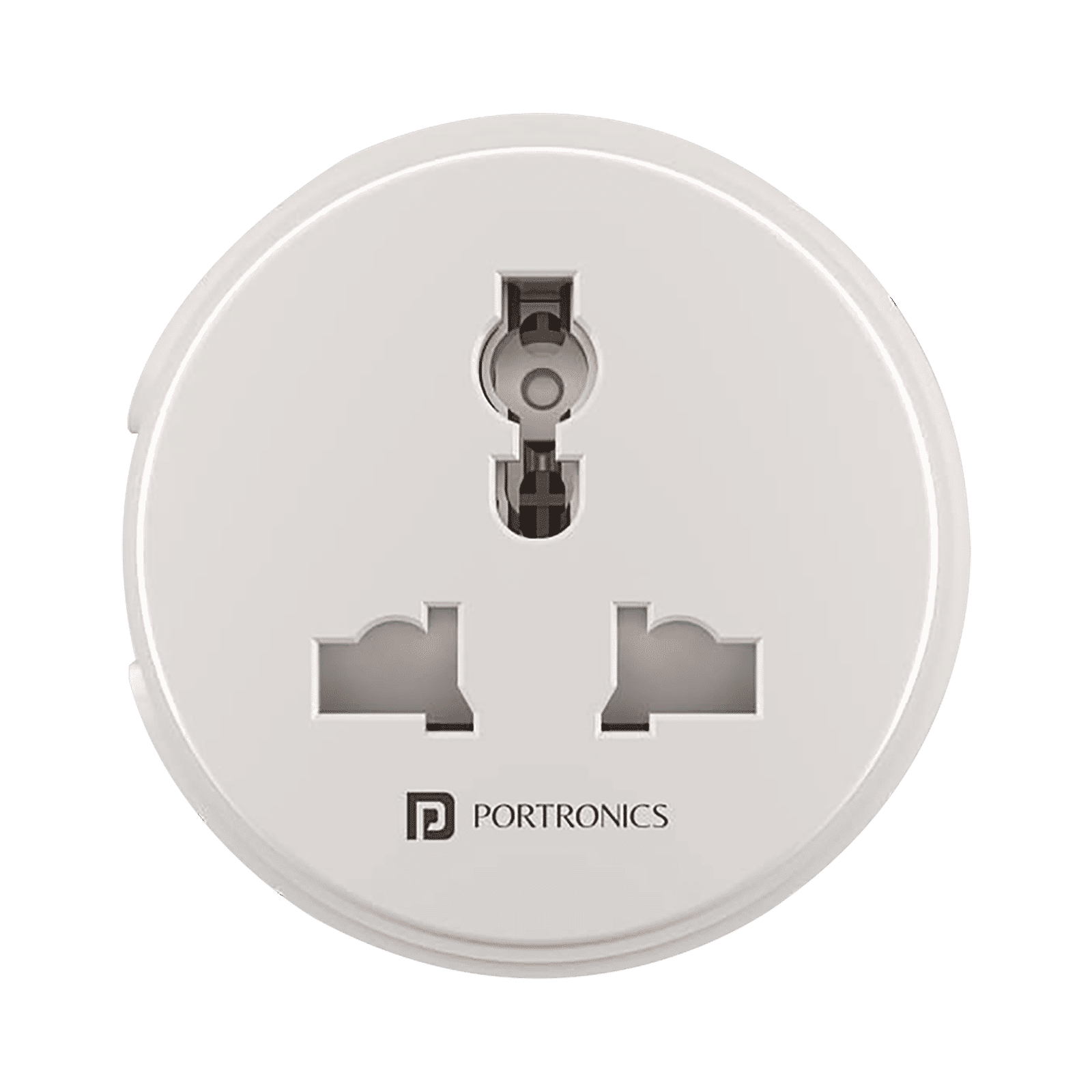 PORTRONICS Splug 10 Alexa and Google Assistant Supported Smart Plug For Home Appliances (Fire-Resistant, POR 1474, White)