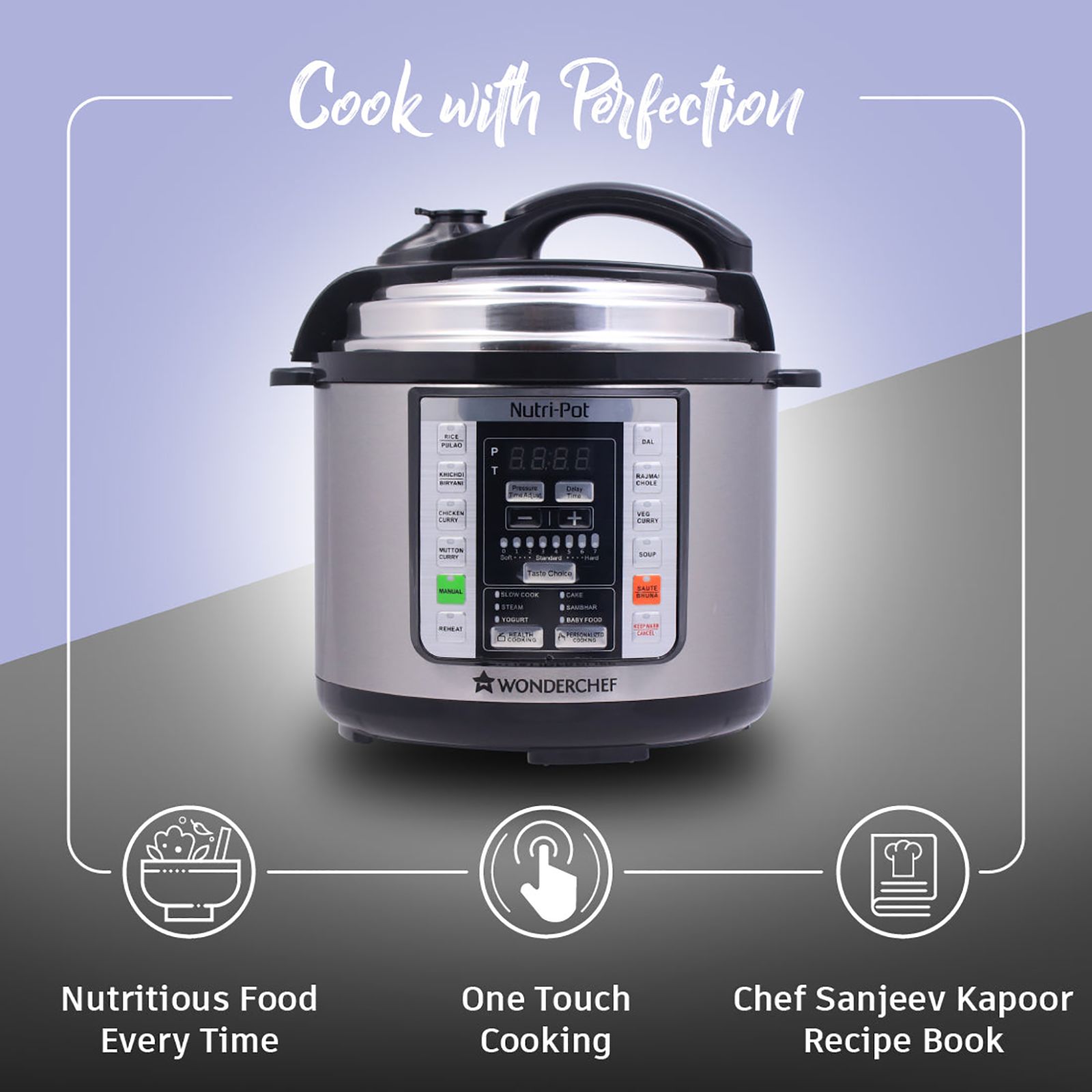 Buy WONDERCHEF Nutri-Pot Litre Electric Pressure Cooker with One