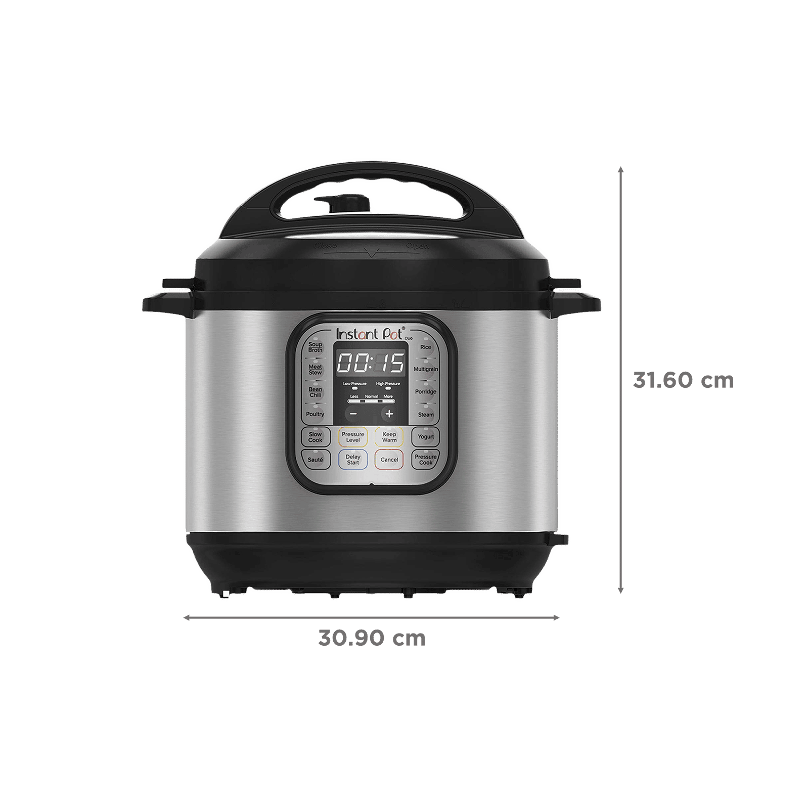 Instant Pot Duo Litre Electric Multi Cooker with Keep Warm Function  (Silver)