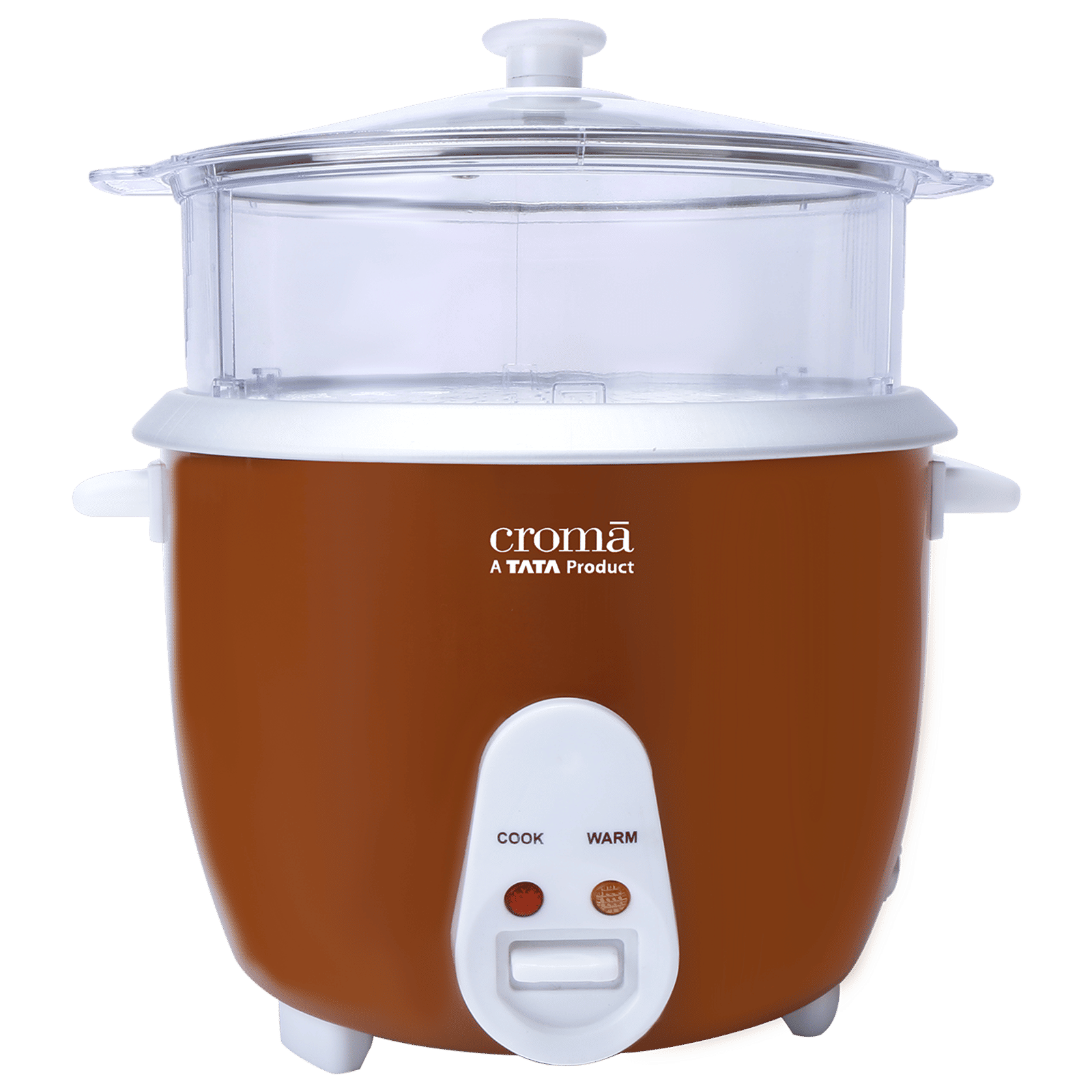 Croma 1.8 Litre Electric Rice Cooker & Steamer with Keep Warm Function (Brown) Croma 1.8 Litre Electric Rice Cooker & Steamer with Keep Warm Function (Brown)