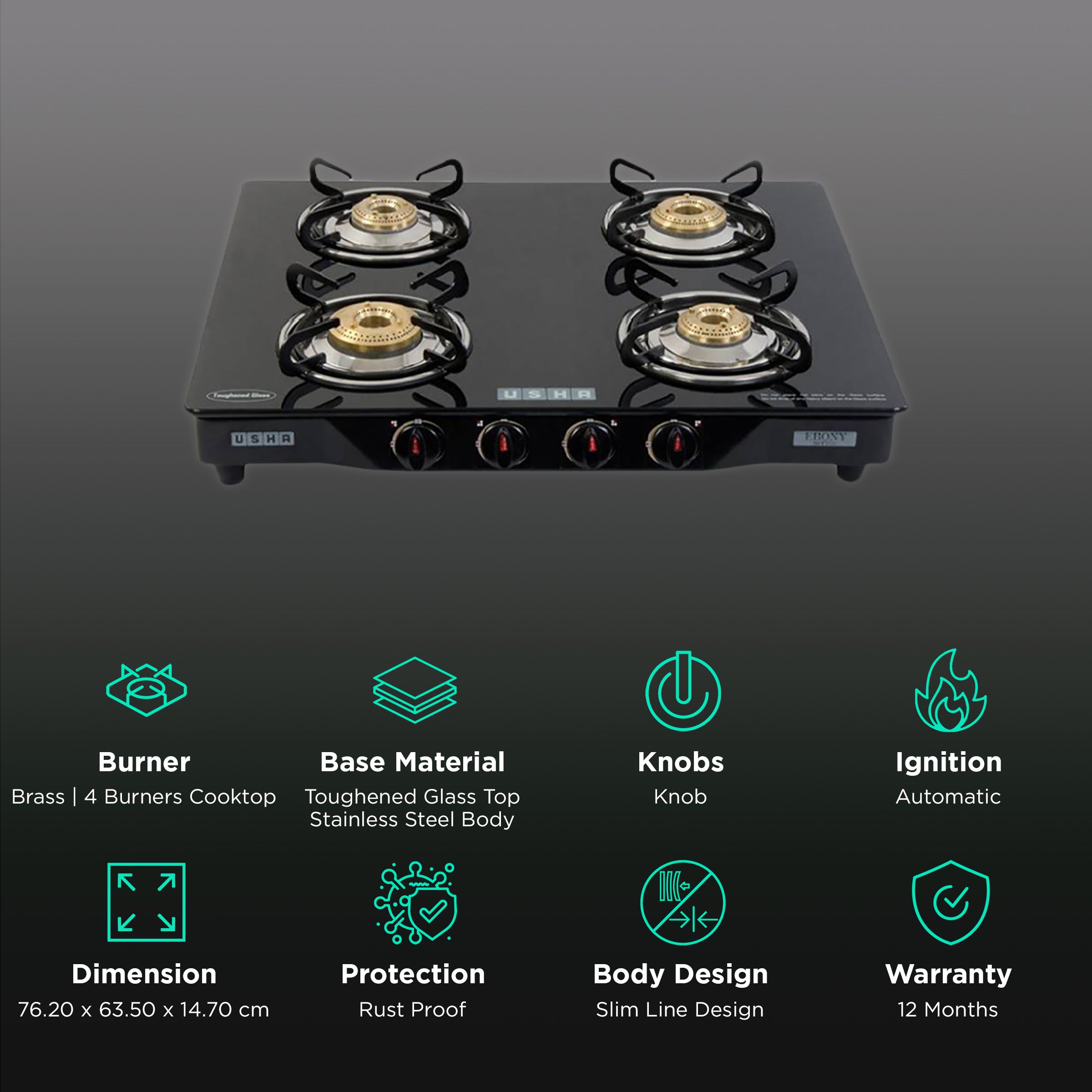 Usha Cook TOP Ebony GS4 001