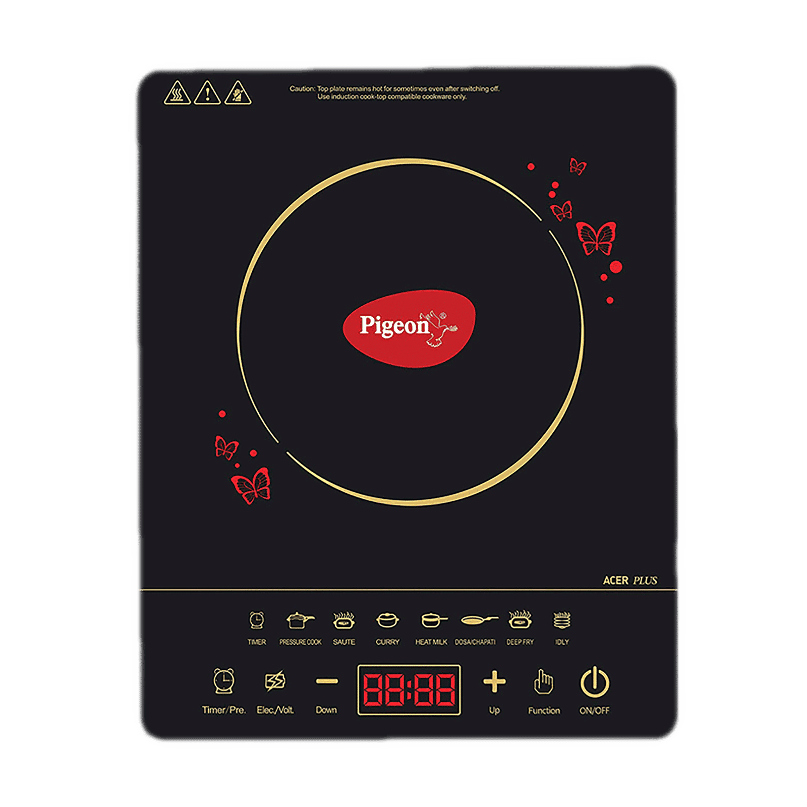 Pigeon Acer Plus 1800W Induction Cooktop with 8 Preset Menus