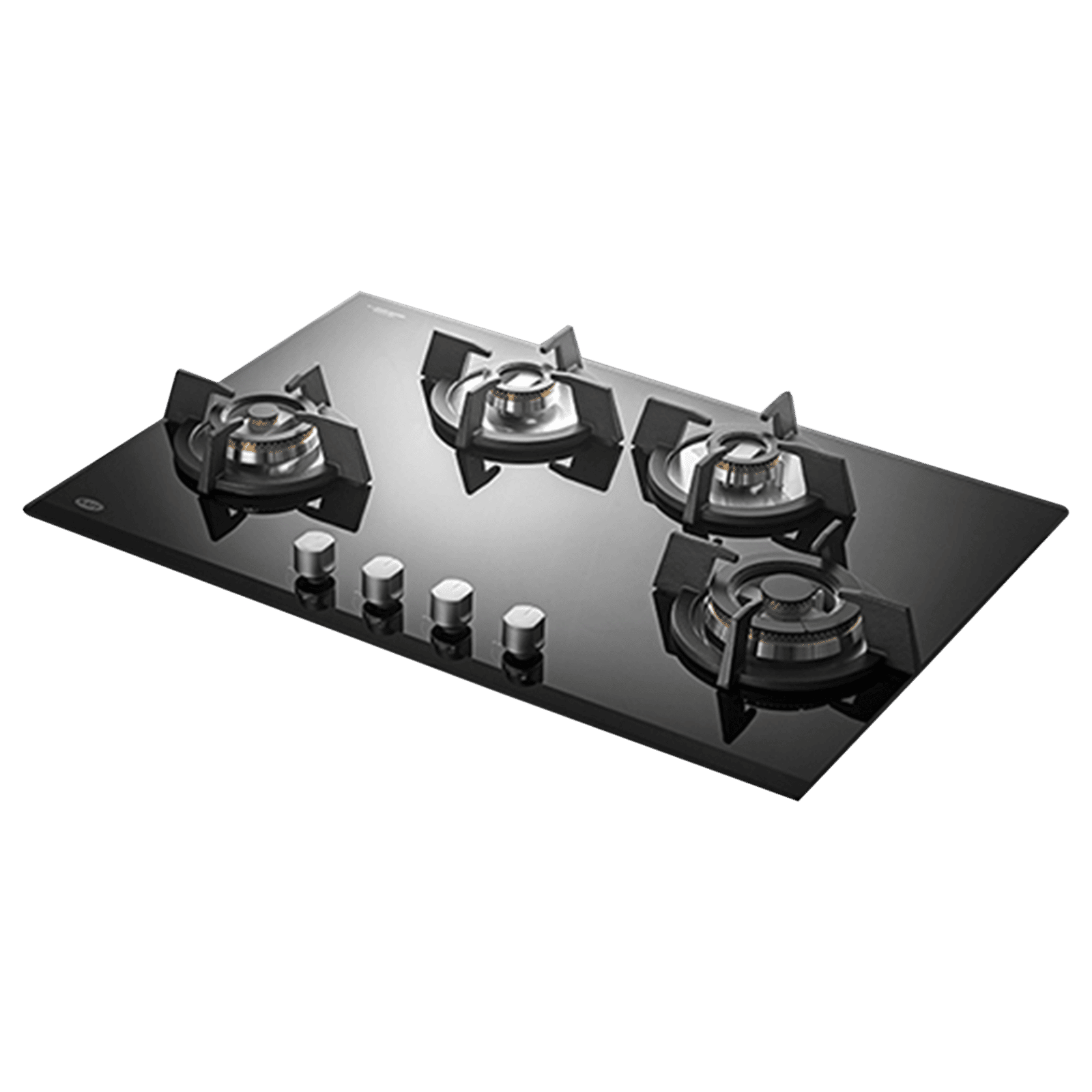 KAFF KH 78 BR 47 Tempered Glass Top 4 Burner Automatic Electric Hob (Heavy Duty Cast Iron Pan Support, Black)