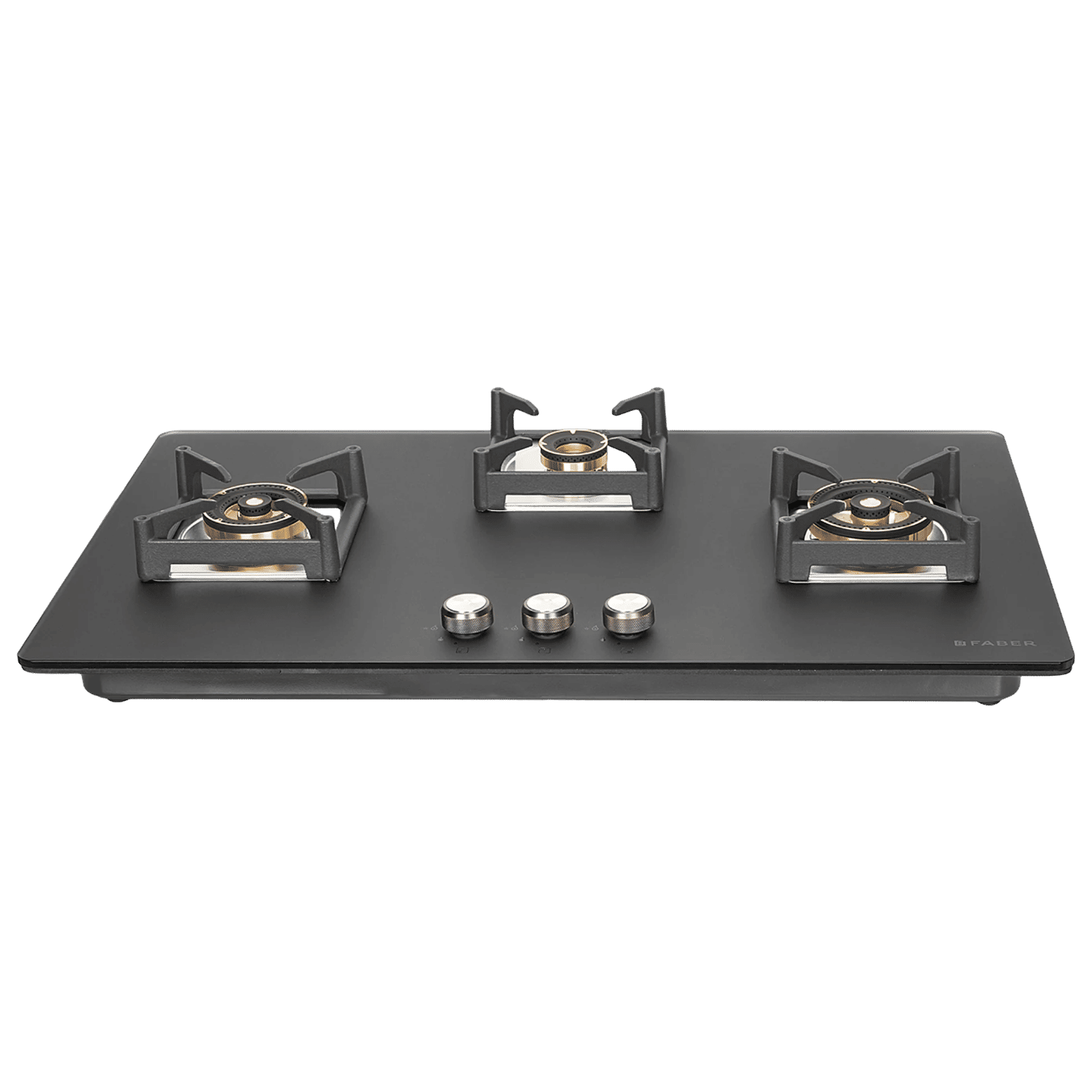 FABER BELLA HT 903 BR AI FFD Glass Top 3 Burner Automatic Hob (Flame Failure Device, Black)