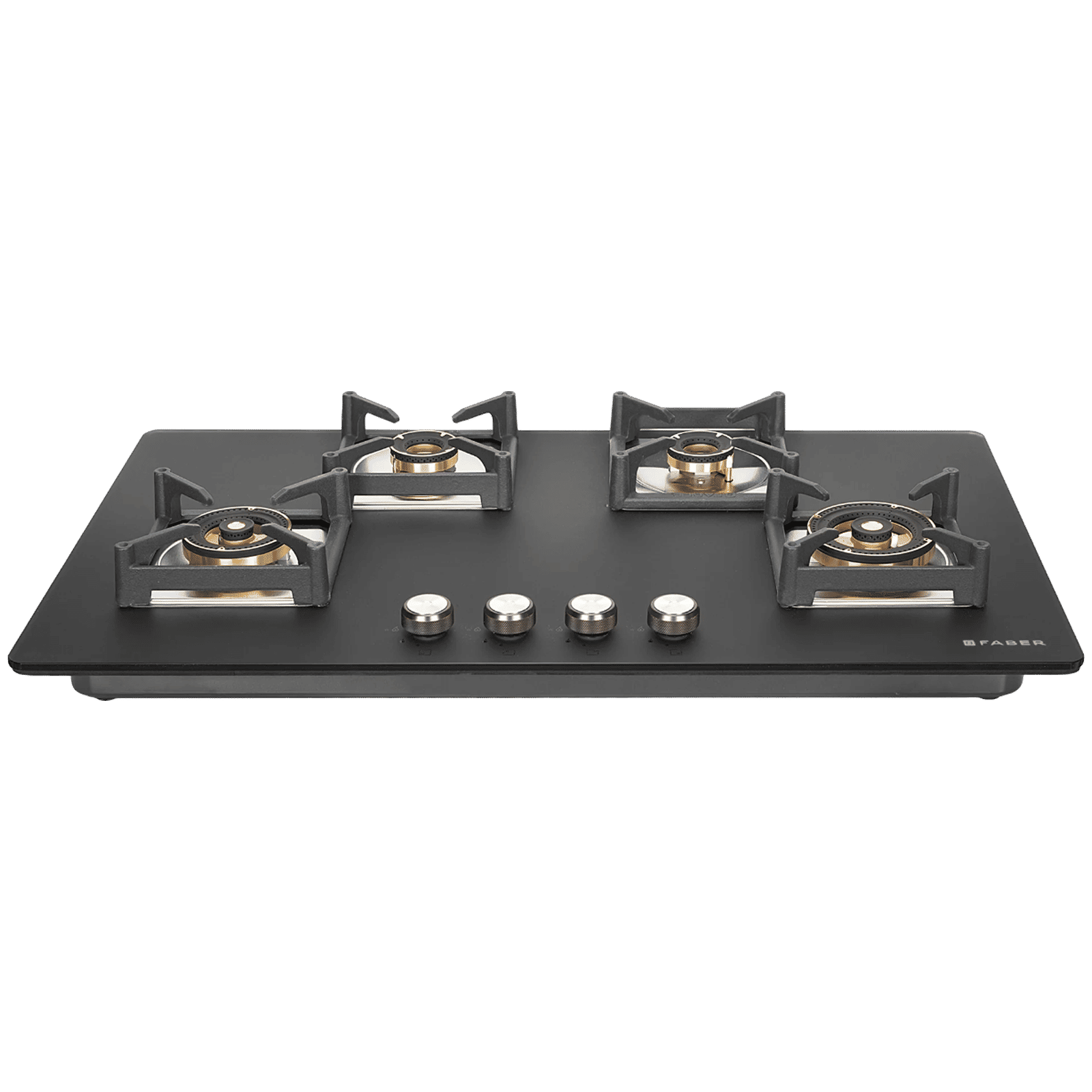 FABER BELLA HT 904 BR AI FFD Glass Top 4 Burner Automatic Hob (Flame Failure Device, Black)
