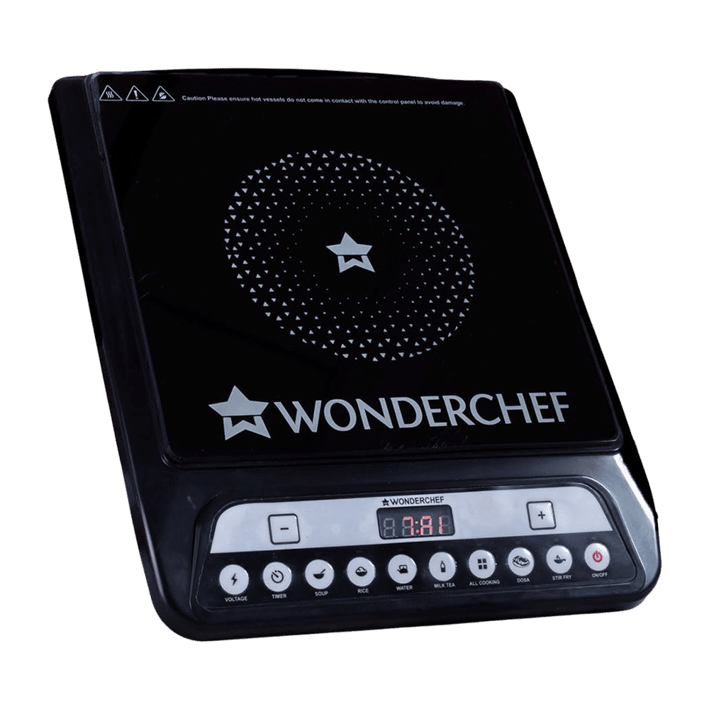 WONDERCHEF Acura 1400W Single Induction Cooktop with 11 Preset Functions