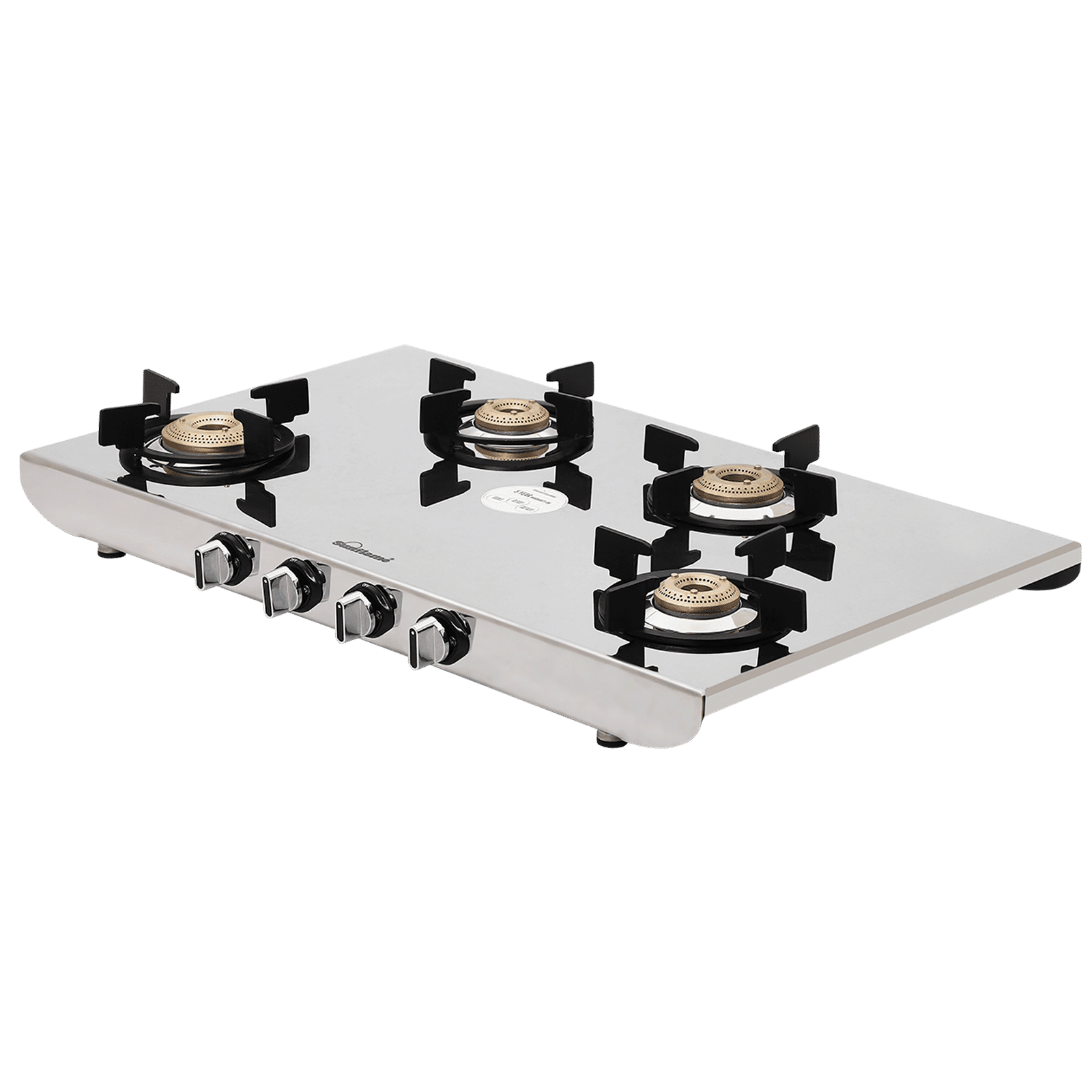 Sunflame HERCULES 4 Burner Manual Gas Stove (ISI Certified, Stainless Steel)