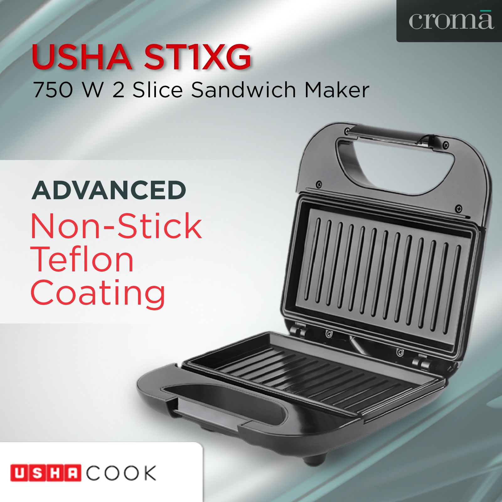 Non Stick Usha Sandwich Maker Buy USHA ST1XG 750 W Slice Sandwich
