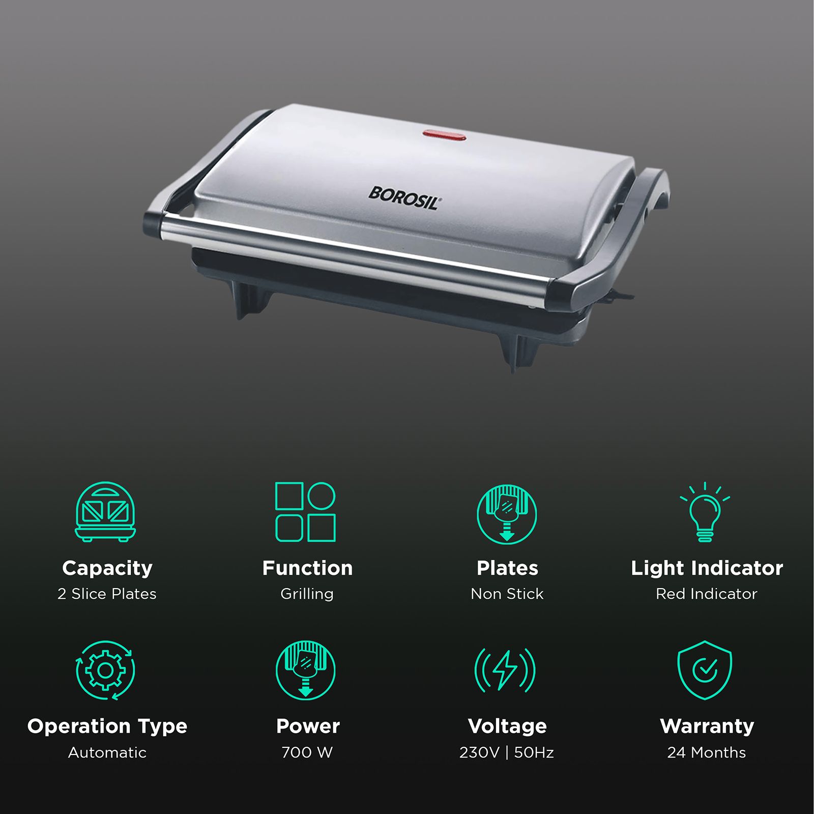 Slice Borosil Sandwich Toaster Borosil Klassy Grill Sandwich Maker