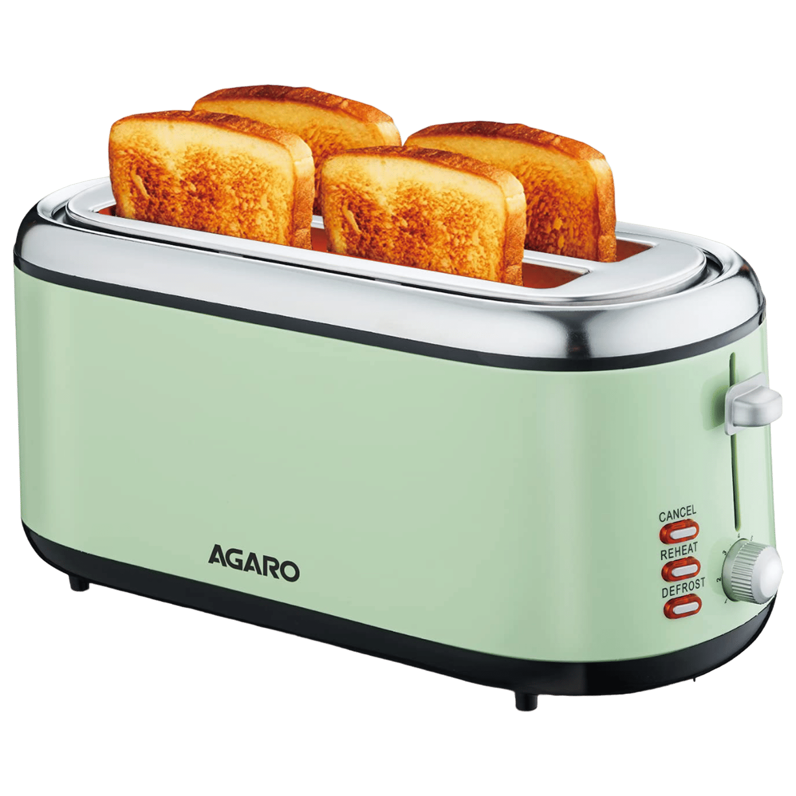 Order A Toaster Buy AGARO Royal 1450W 4 Slice Pop-Up Toaster with 7 Level Browning ...