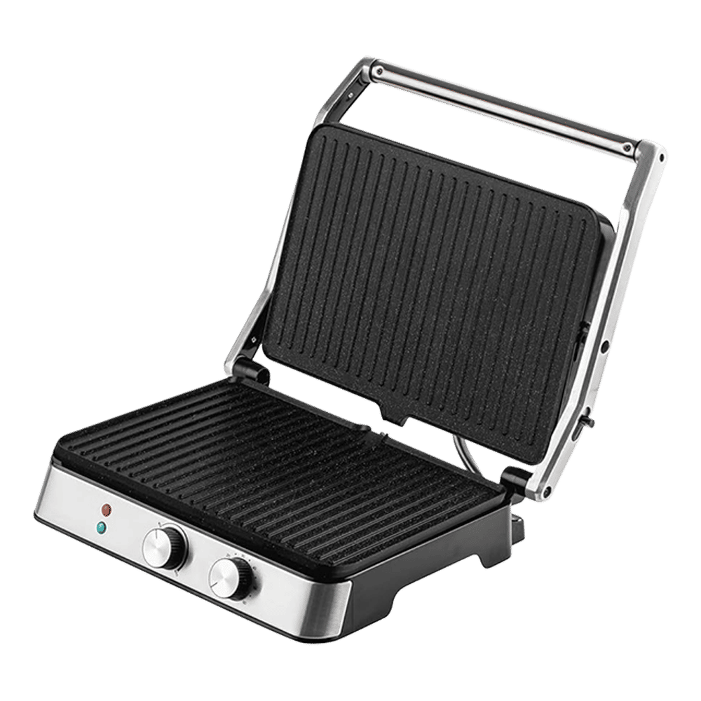 Russell Hobbs GrillMaster 2000W 6 Slice Sandwich Maker with Overheat Protection (Black)