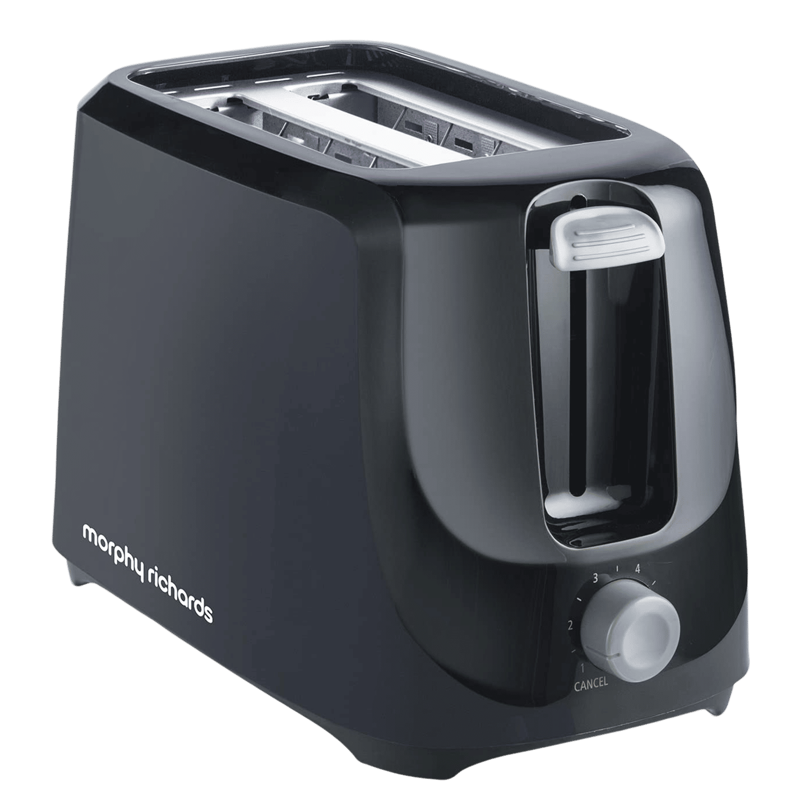 morphy richards AT 200 700W 2 Slice Pop-Up Toaster with 6 Level Browning Controls (Black)