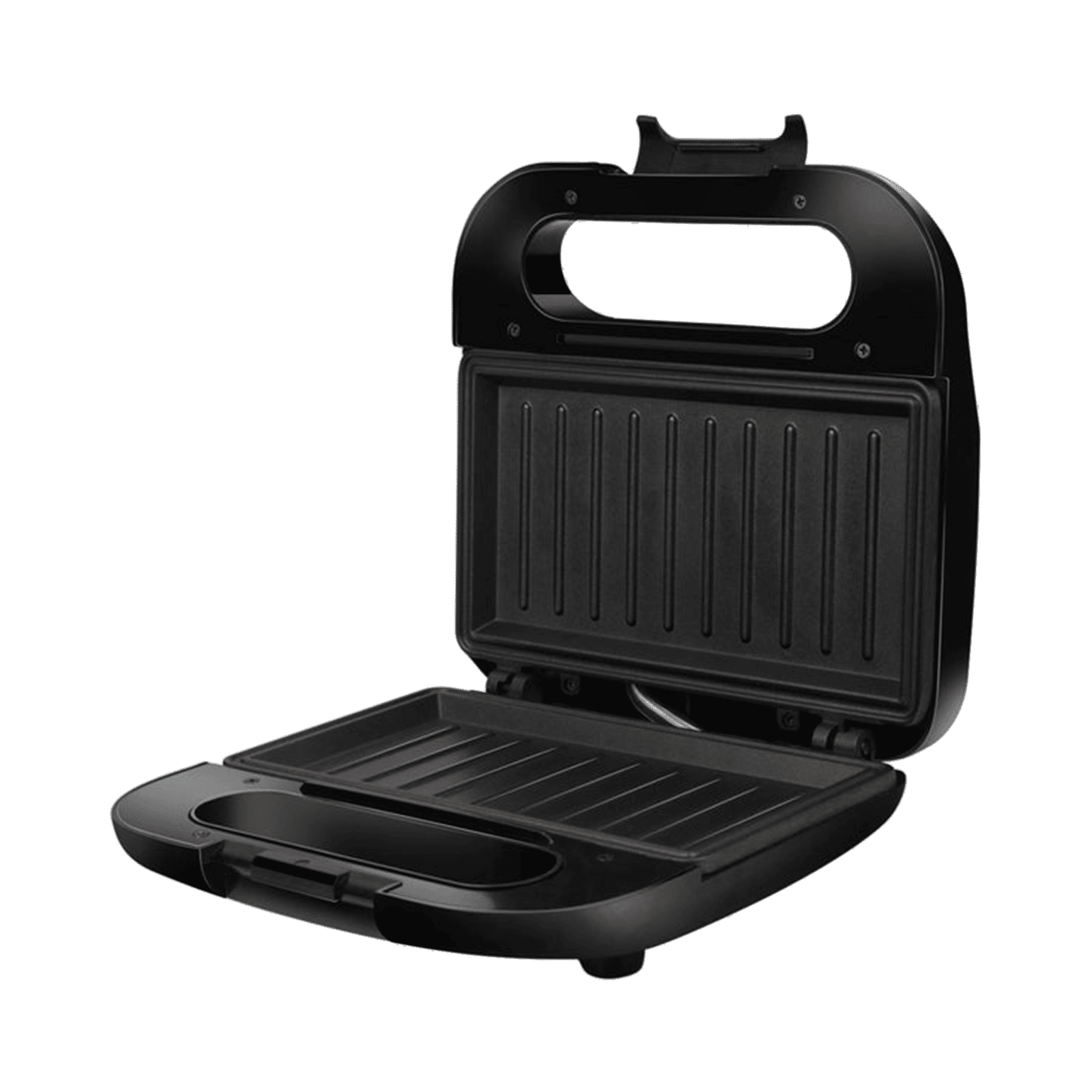 AGARO Primo 750W 2 Slice 3-in-1 Sandwich Maker with Automatic Temperature Cut Off (Black)