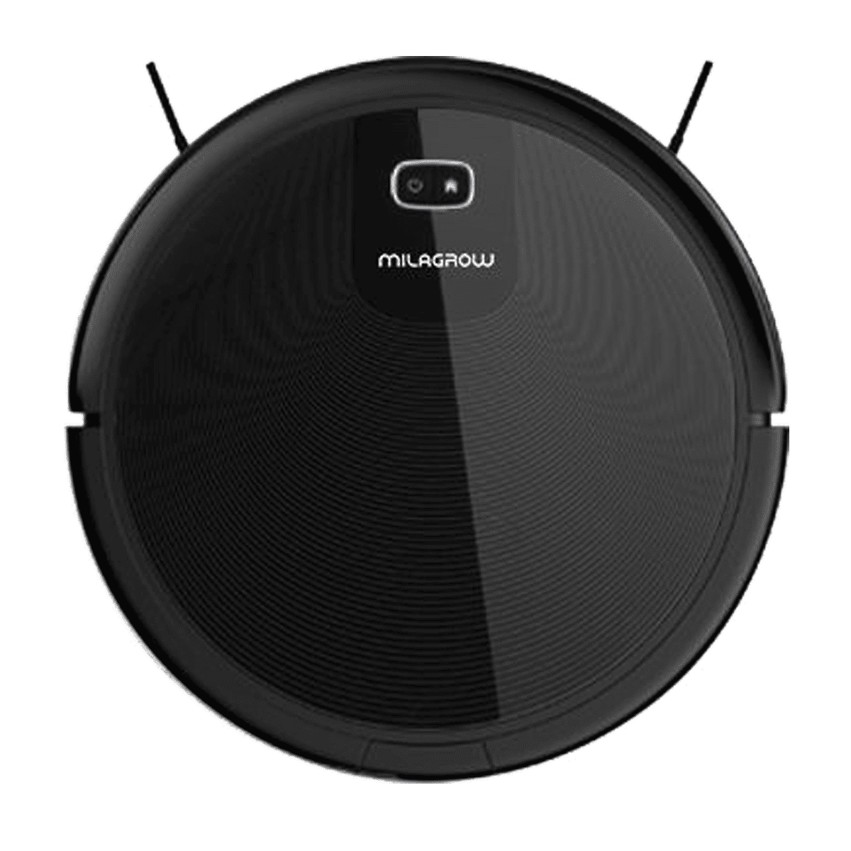 MILAGROW 24 Watts Robotic Vacuum Cleaner (0.6 Litres Tank, BlackCat 21, Black)