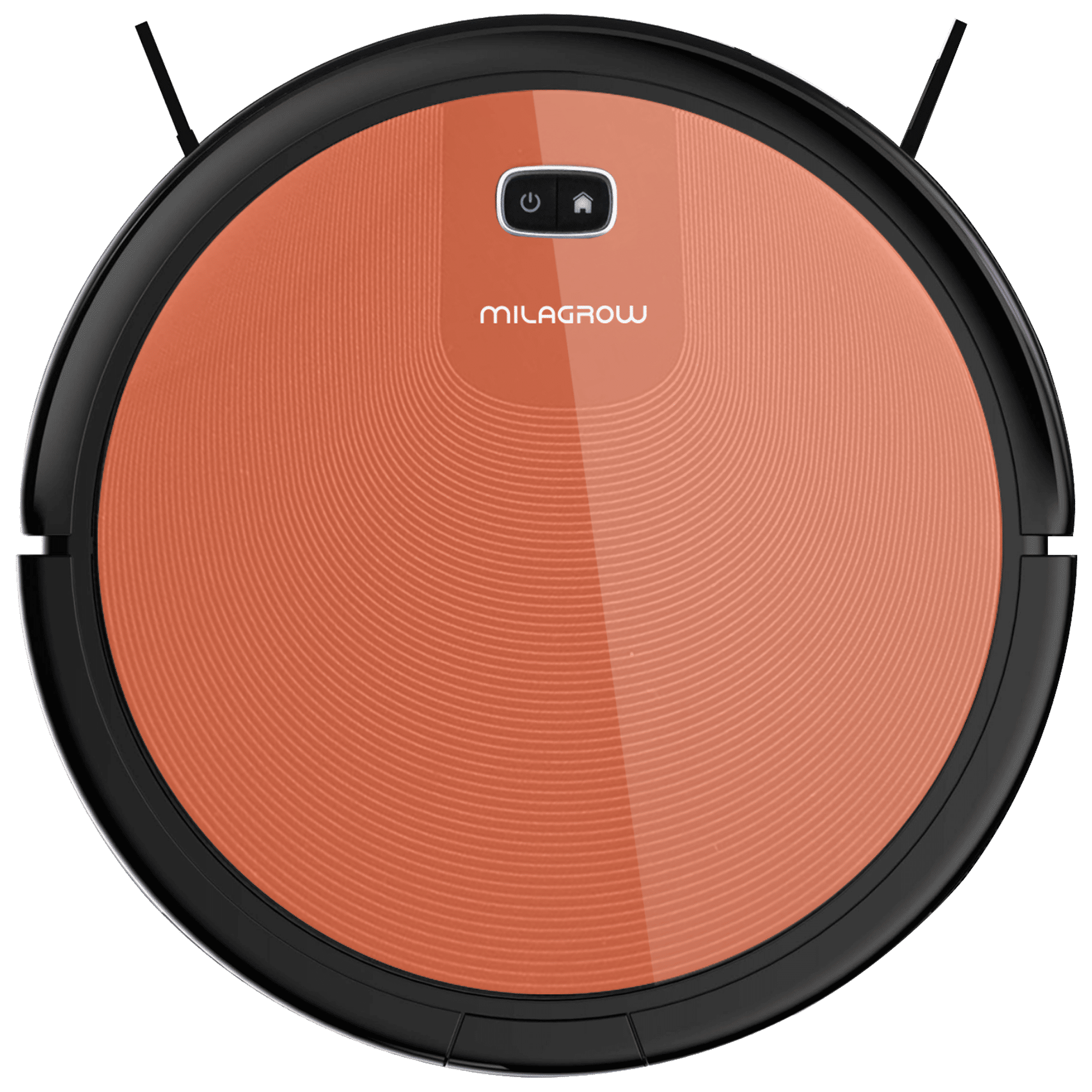 MILAGROW 24 Watts Robotic Vacuum Cleaner (0.6 Litres Tank, Red Hawk-21, Red)