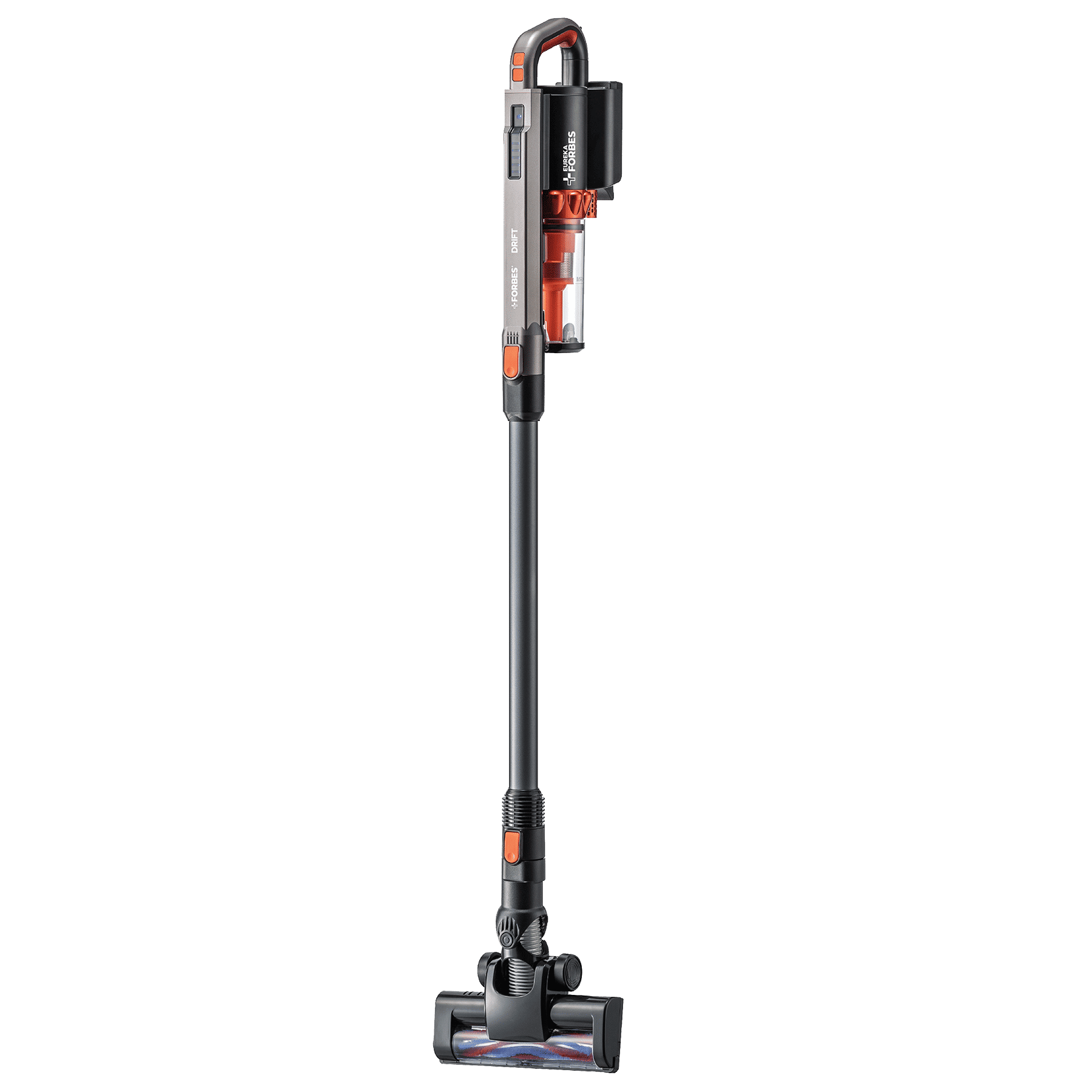 EUREKA FORBES Drift 180 Watts Portable Vacuum Cleaner (0.8 Litres Tank, GFCDFDRFT00000, Dark Grey/Orange)