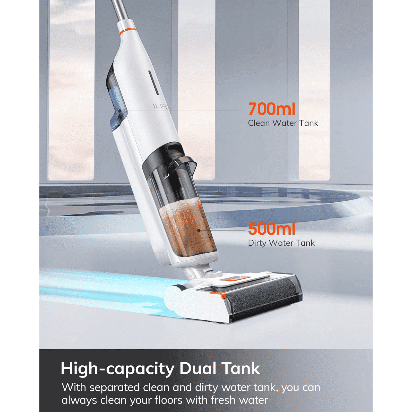 Buy ILIFE W90 150W Cordless Wet Dry Vacuum Cleaner with Smart