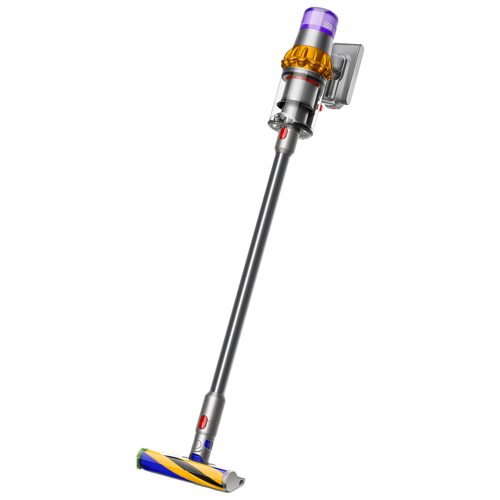 dyson V15 Detect 240W Cordless Dry Vacuum Cleaner with Anti-tangle Technology (LCD Screen, Yellow & Nickel) dyson V15 Detect 240W Cordless Dry Vacuum Cleaner with Anti-tangle Technology (LCD Screen, Yellow & Nickel)