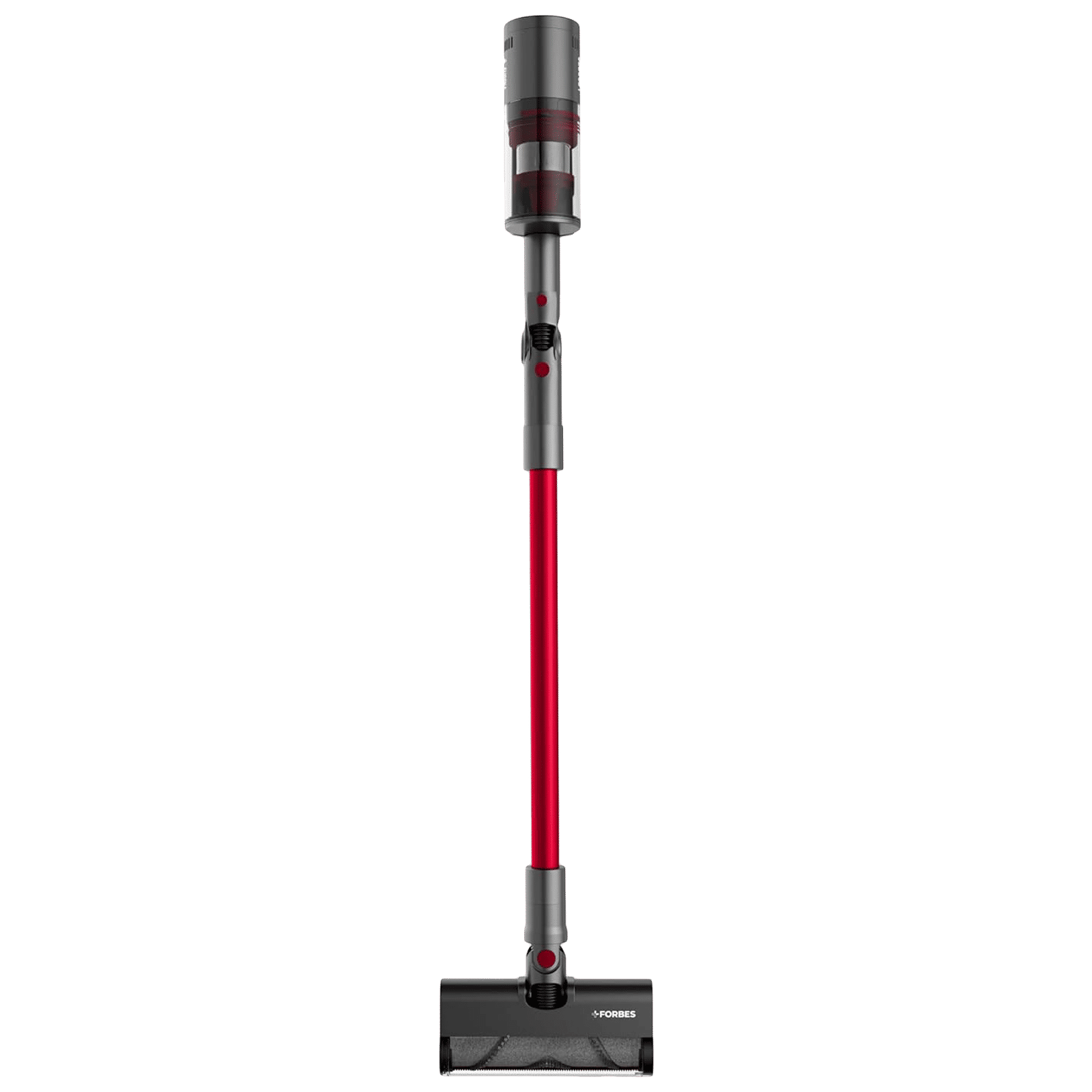 EUREKA FORBES ZeroBend Z15 450W Cordless Dry Vacuum Cleaner with Cyclonic Technology (3-in-1 Motorised Floor Brush, Red & Dark Grey)