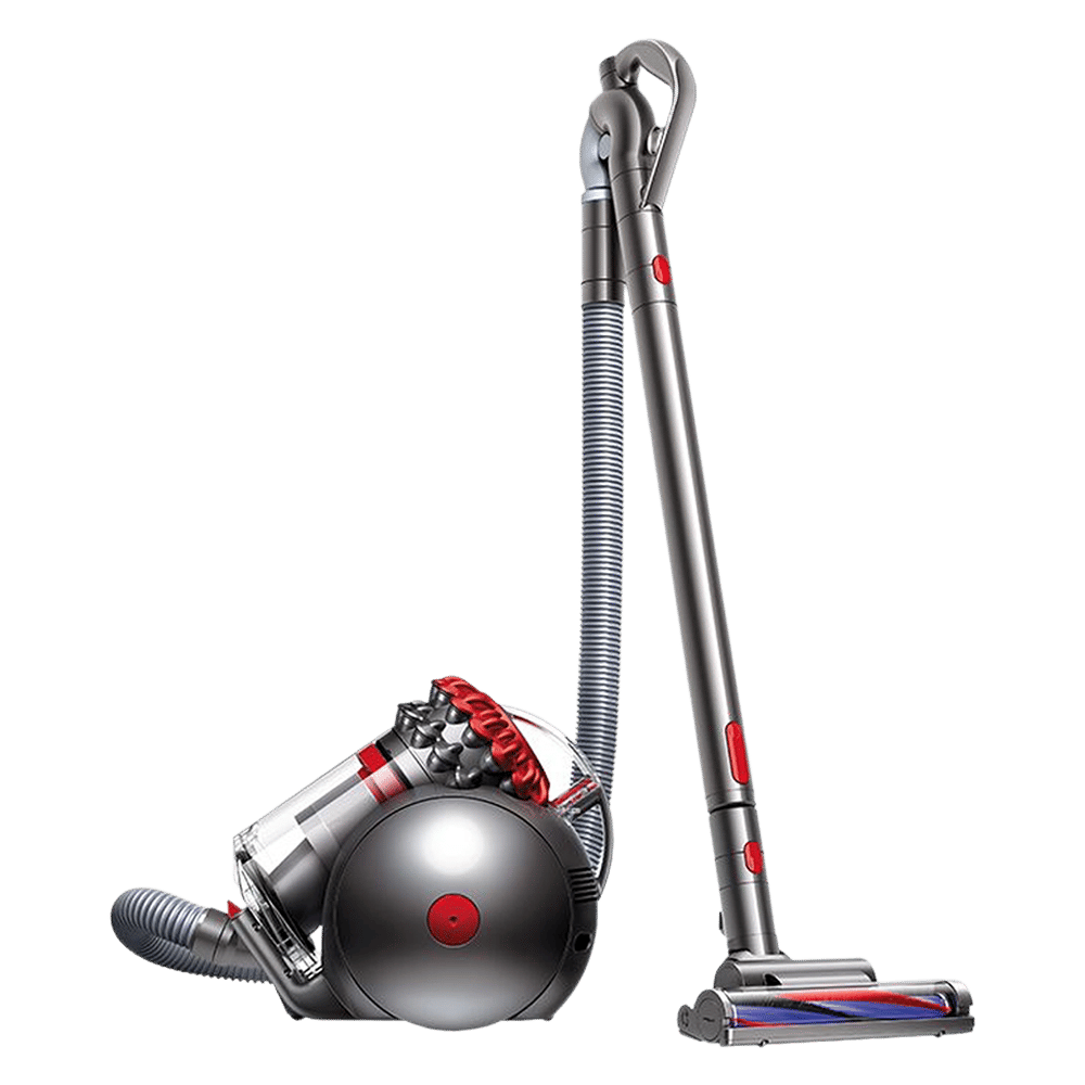 dyson Big Ball Dry Vacuum Cleaner with Radial Root Cyclone Technology (360 Degree Articulation, Silver & Red)