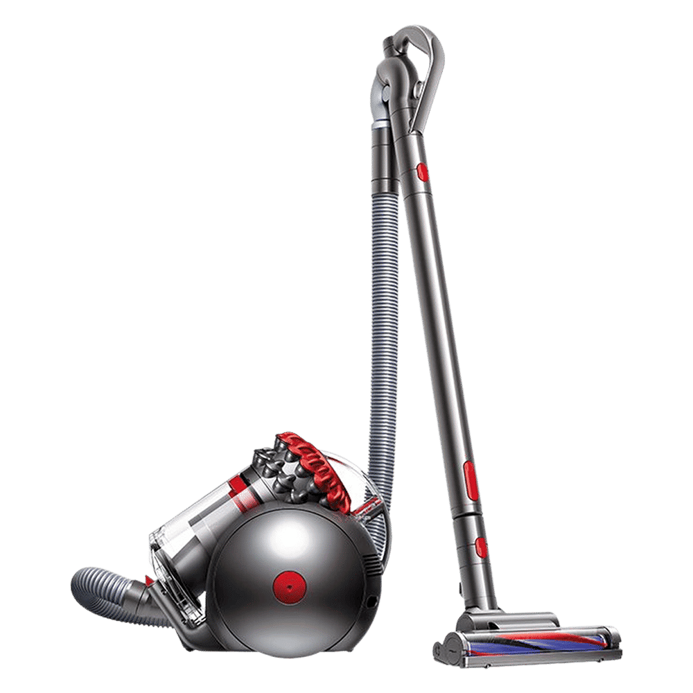 dyson Big Ball Dry Vacuum Cleaner with Radial Root Cyclone Technology (360 Degree Articulation, Silver & Red)