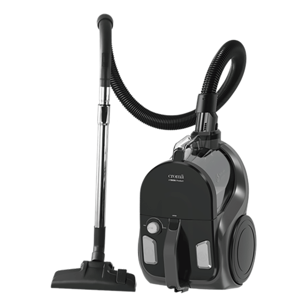 Croma 1600W Dry Vacuum Cleaner with AutoCord Winder (2025 model,High Efficiency Cyclone System, Grey)
