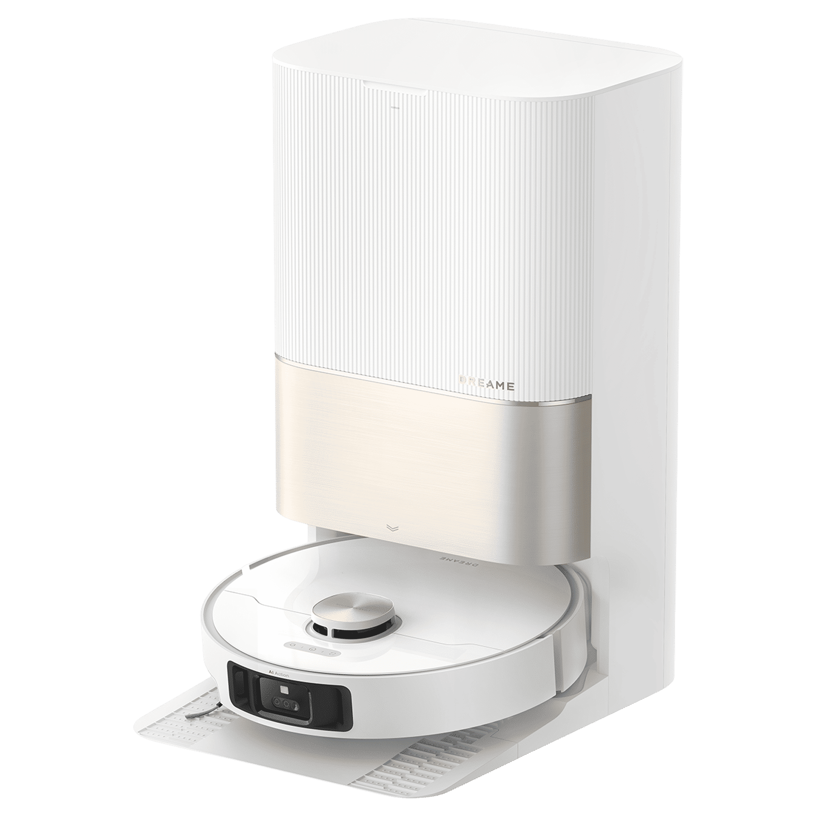 DREAME X40 Ultra Robotic Vacuum Cleaner & Mop with Self Emptying (MopExtend RoboSwing Technology, White)