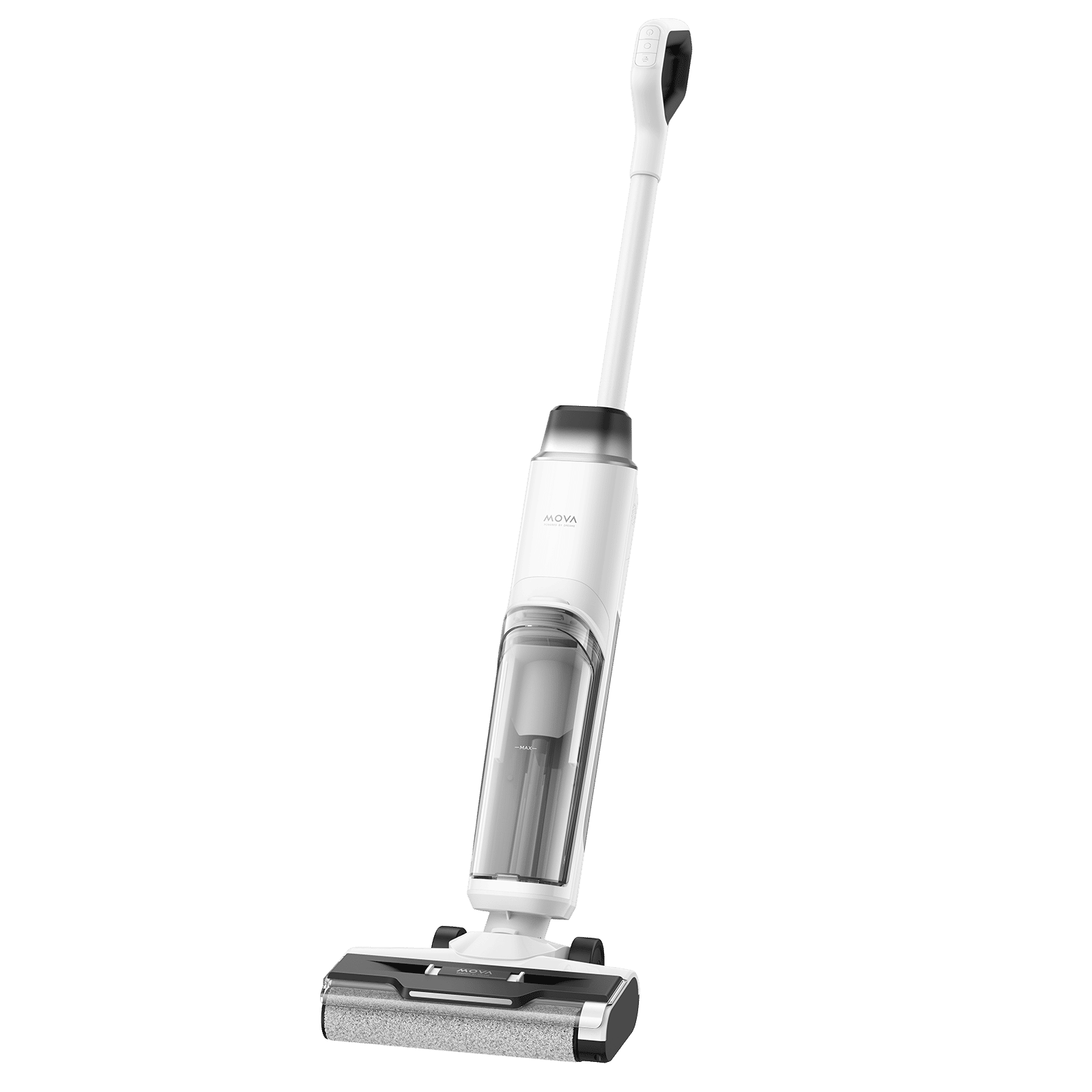 DREAME Mova K10 Pro 220W Cordless Wet & Dry Vacuum Cleaner with Smart Dirt Detection (LED Display, White)