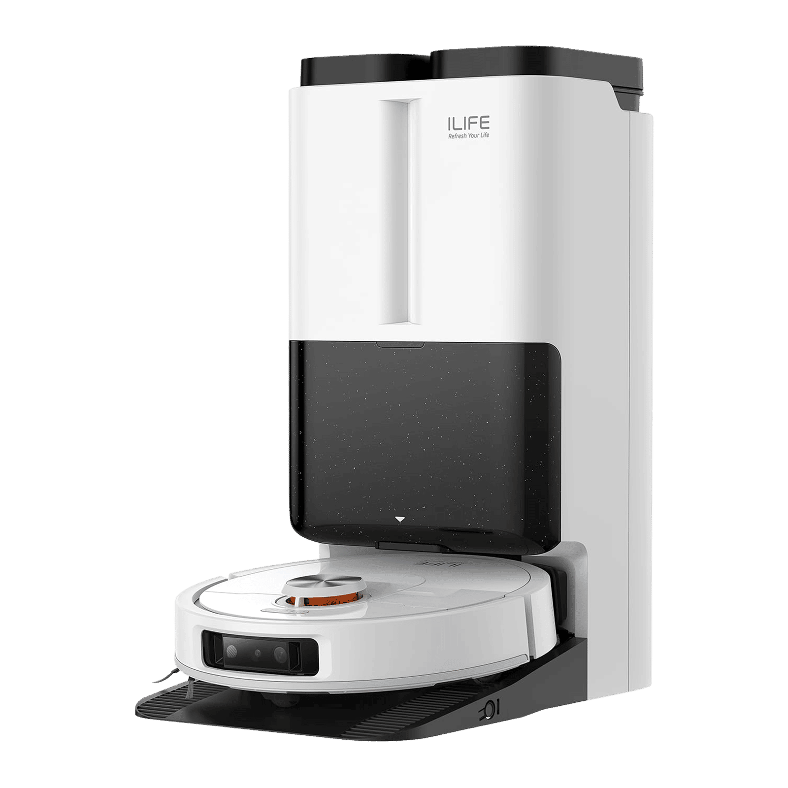 ILIFE T60s Robotic Vacuum Cleaner & Mop with Deep-Cleaning Suction Technology (6400 mAh Battery, White)