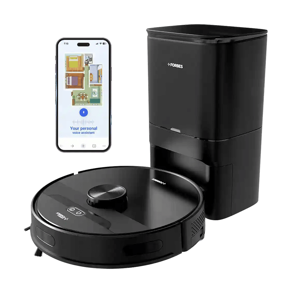 EUREKA FORBES Smartclean S2 Robotic Vacuum Cleaner & Mop with 3S Mopping Technology (AI-Powered LiDAR 3.0, Black)