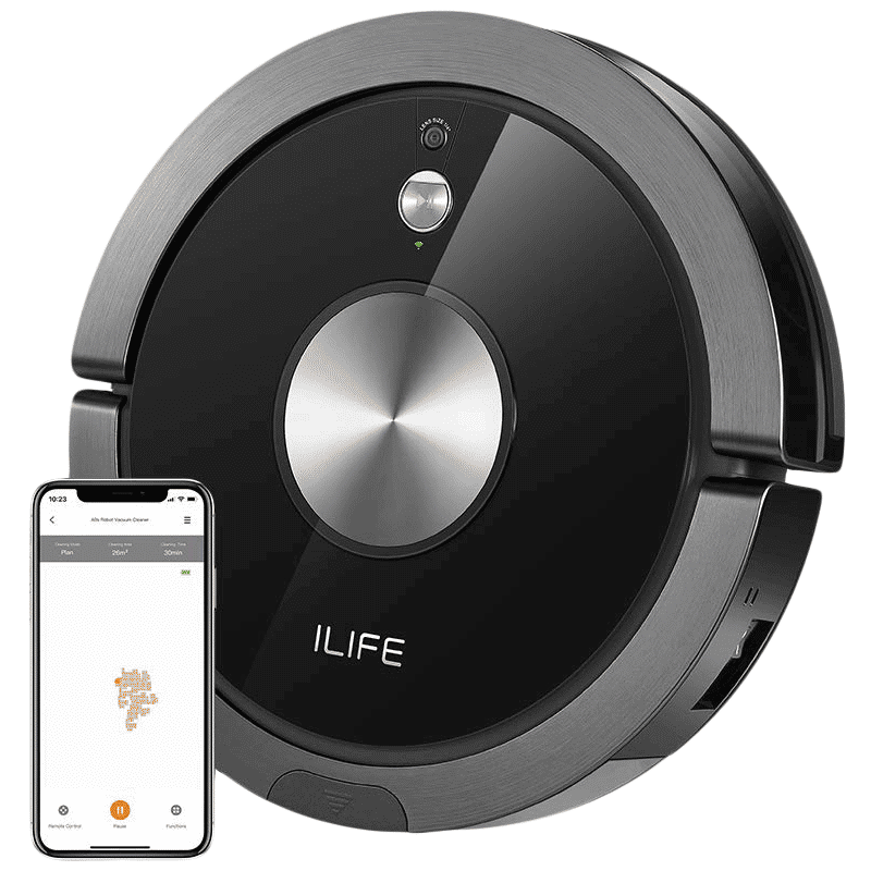 ILIFE A9s 26 Watts Robotic Vacuum Cleaner (0.45 Litres Tank, B07RM3SQB4, Black)