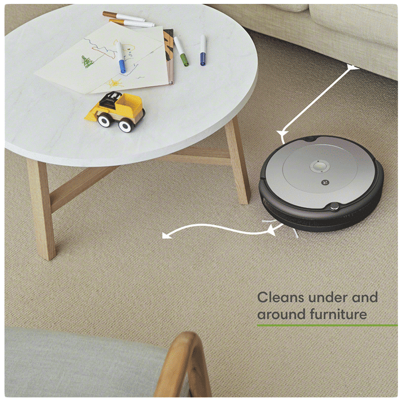 Buy iRobot Roomba Robotic Vacuum Cleaner (698, Grey) Online Croma