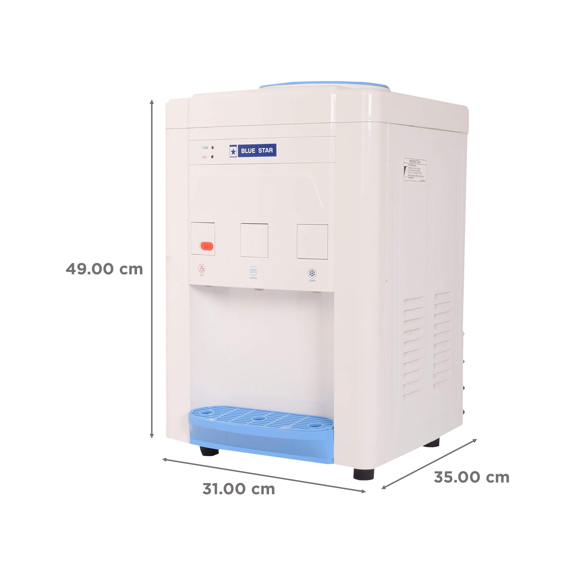 Buy Blue Star Hot, Cold and Normal Top Load Water Dispenser with