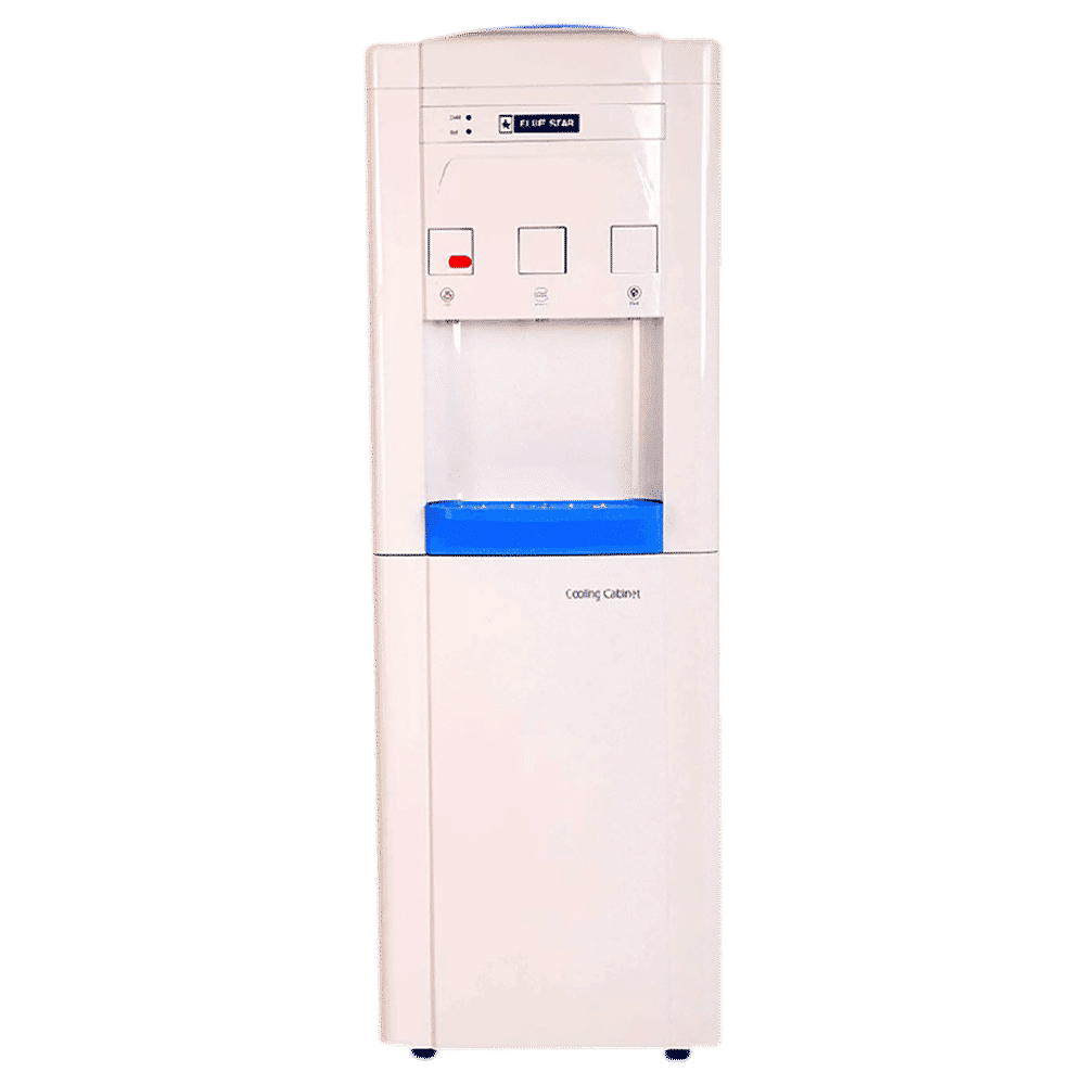 Blue Star GA Series Hot, Cold & Normal Top Load Water Dispenser with Cooling Cabinet (White)