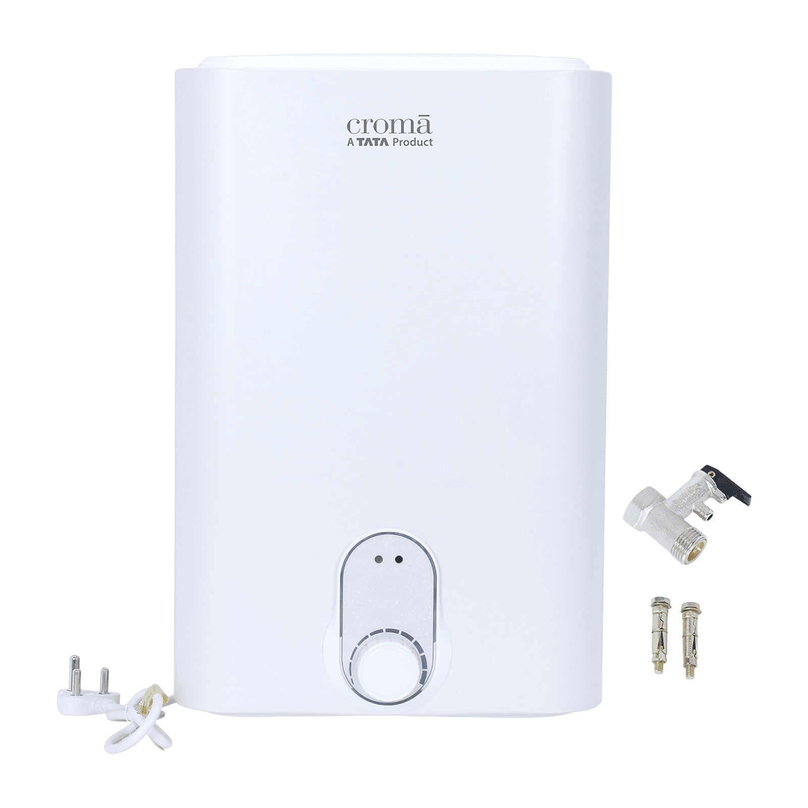 Croma 25 Litres 5 Star Storage Water Geyser (2000 Watts, White)