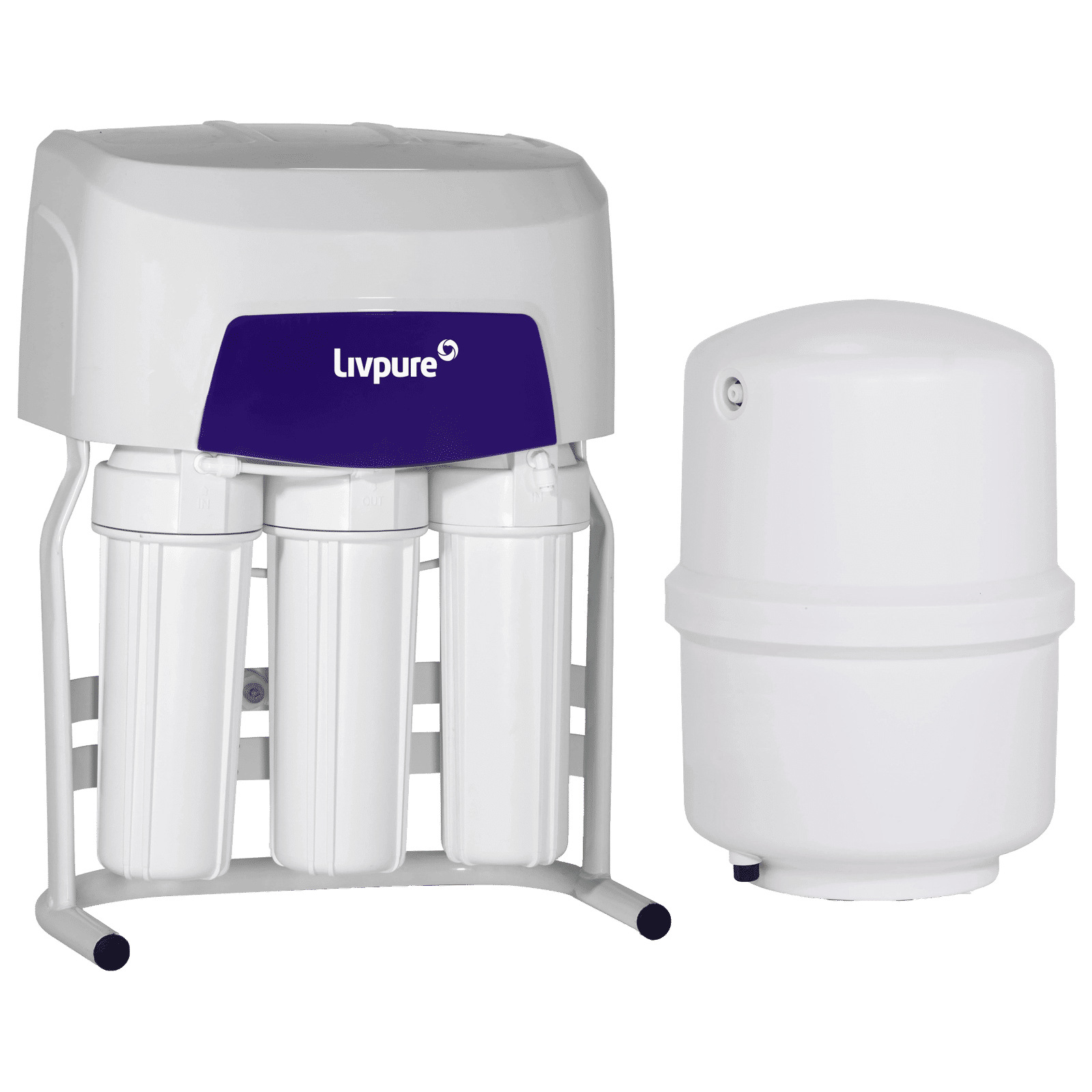 Livpure Neon 8L RO + UV + UF + Taste Enhancer Water Purifier with Silver Nano Technology (White)