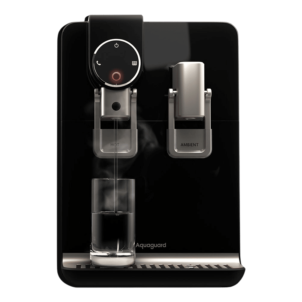 Aquaguard Blaze Insta 5.6L RO + UV + TA Hot & Ambient Water Purifier with Active Copper Technology (Black)