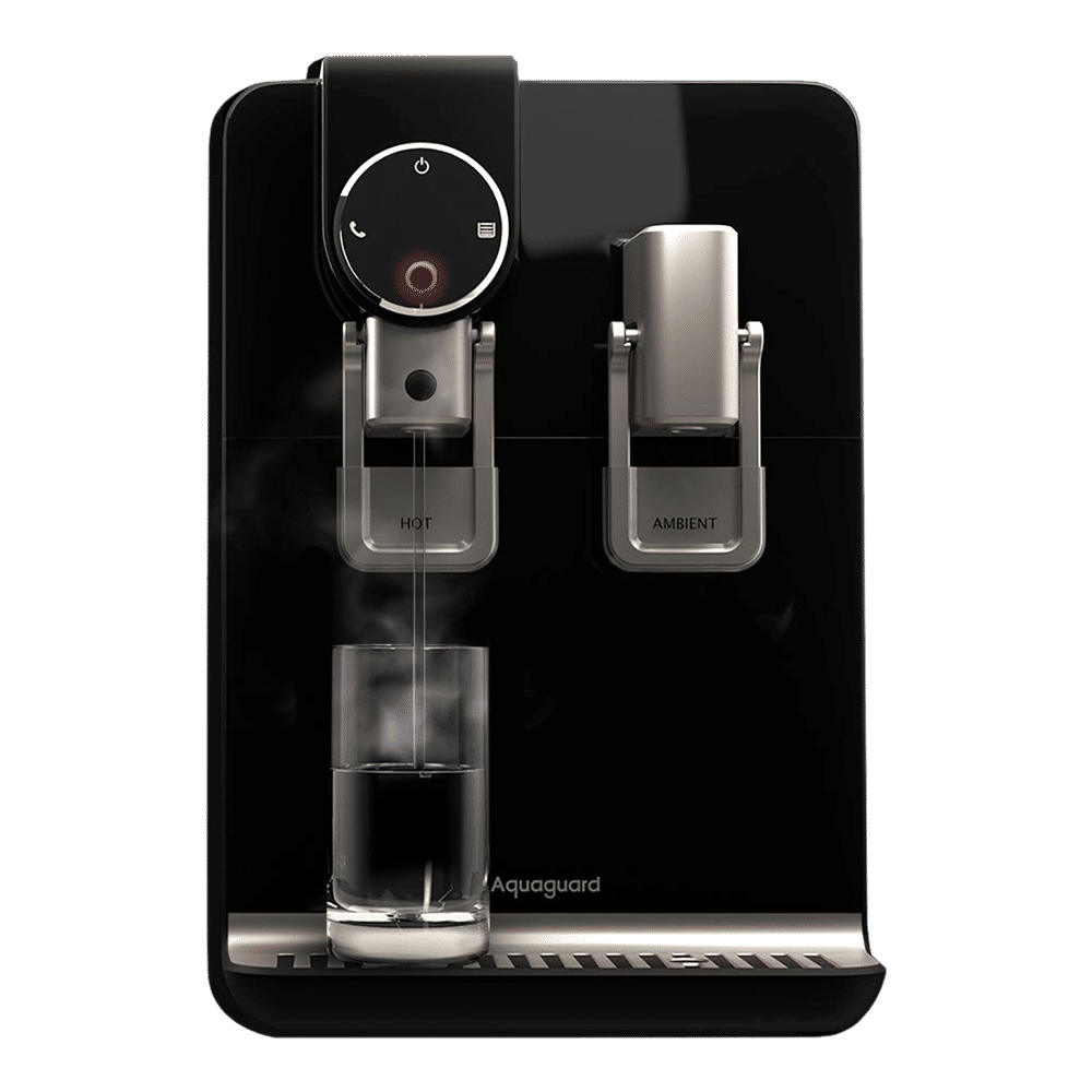Aquaguard Blaze Insta 5.6L UV + UF Hot & Ambient Water Purifier with Active Copper Technology (Black)